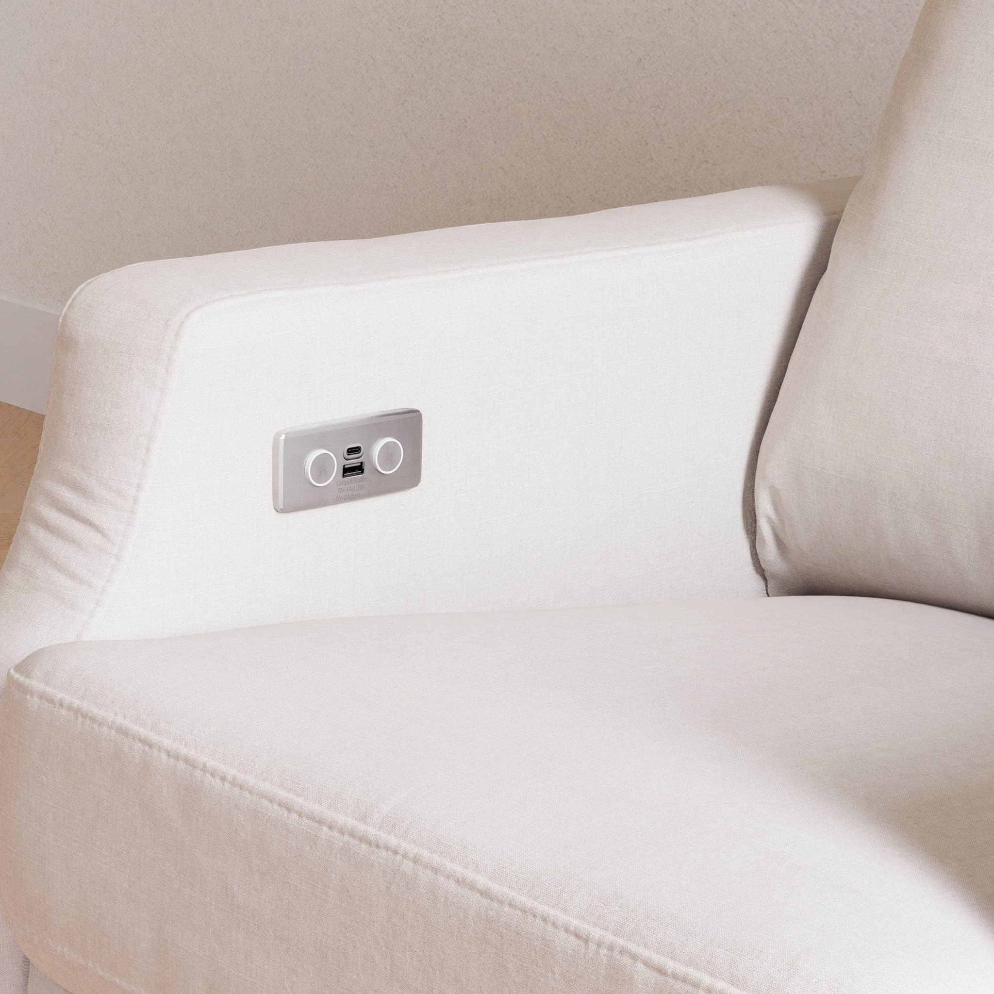 Crewe Power Swivel Glider Recliner - Tots to Teens Furniture