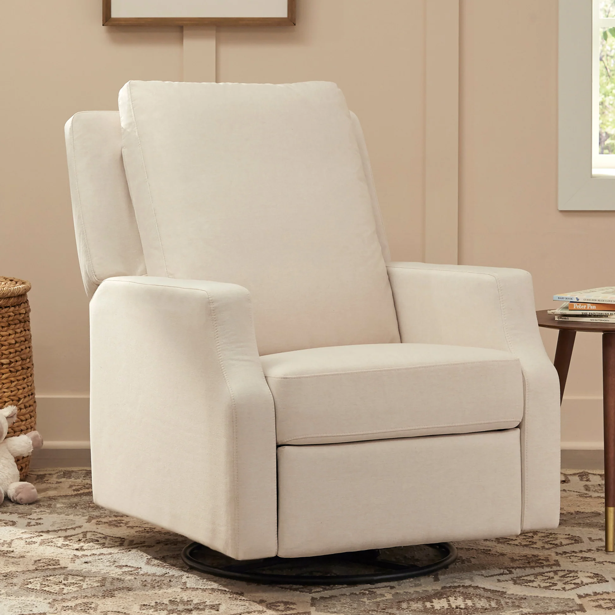 Crewe Swivel Glider Recliner - Tots to Teens Furniture