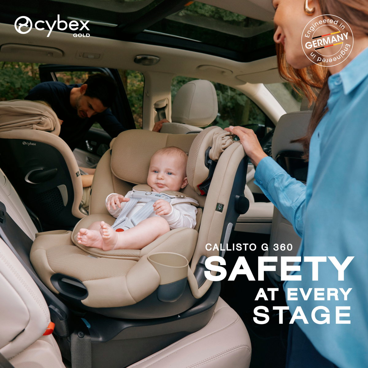 CYBEX Callisto G 360 Rotating All-in-One Convertible Car Seat - Tots to Teens Furniture
