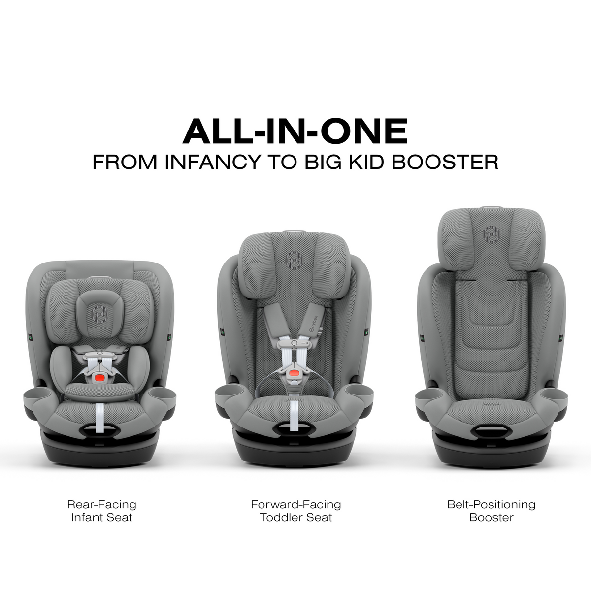 CYBEX Callisto G 360 Rotating All-in-One Convertible Car Seat - Tots to Teens Furniture