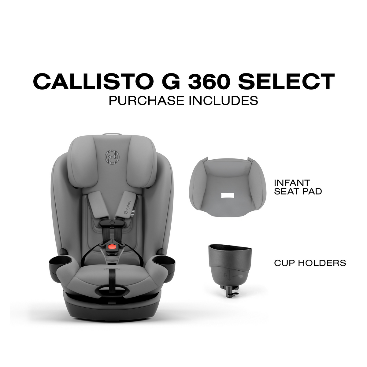 CYBEX Callisto G 360 Select Rotating All-in-One Convertible Car Seat