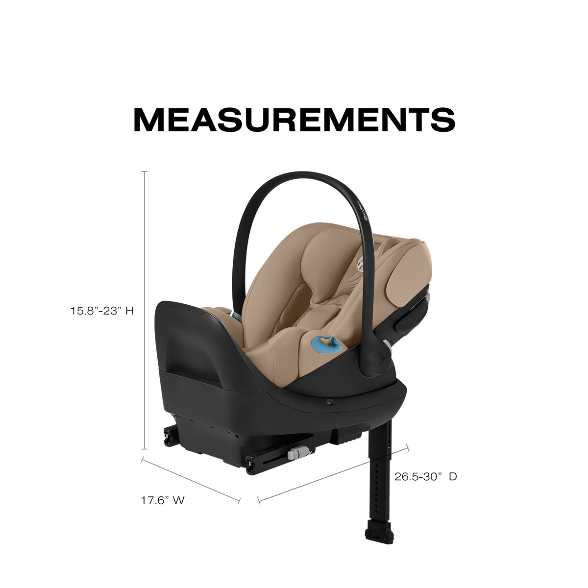 CYBEX Cloud G Pro Comfort Extend Infant Car Seat - Tots to Teens Furniture