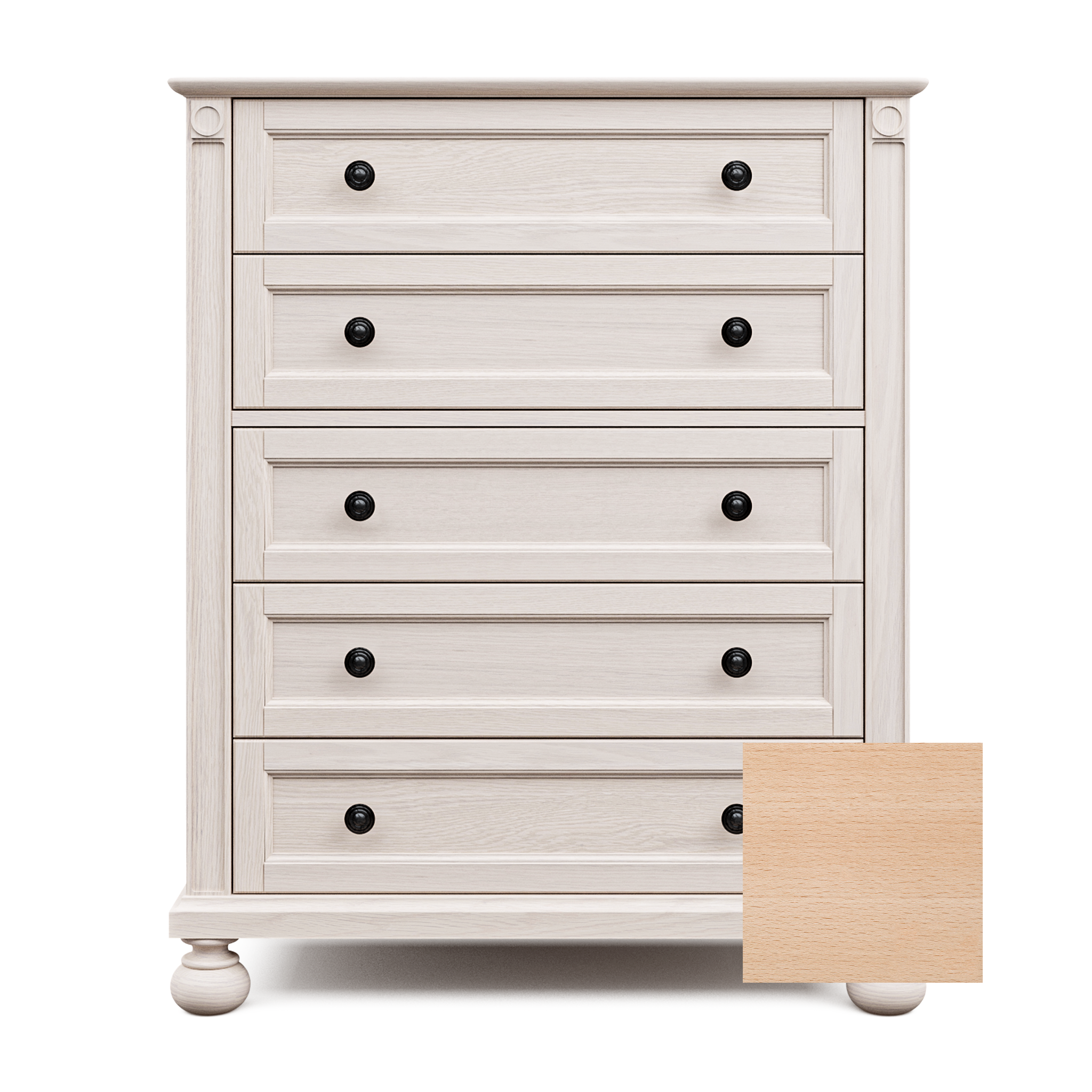 Romina Dakota Tall Chest Albero Puro - Tots to Teens Furniture