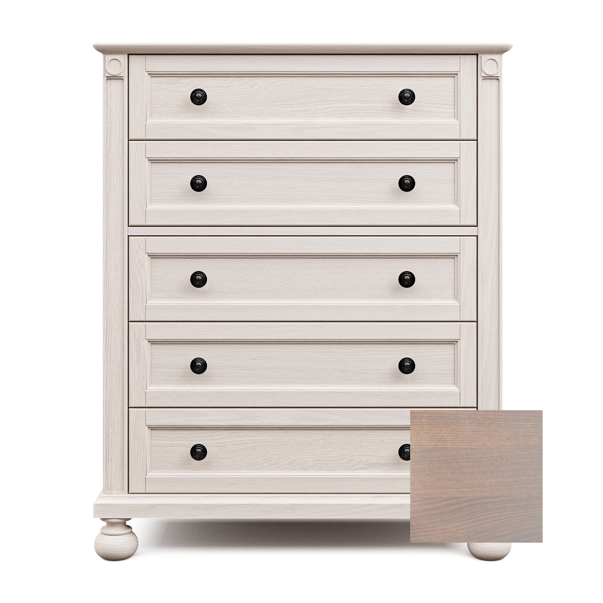 Romina Dakota Tall Chest Cappuccino - Tots to Teens Furniture