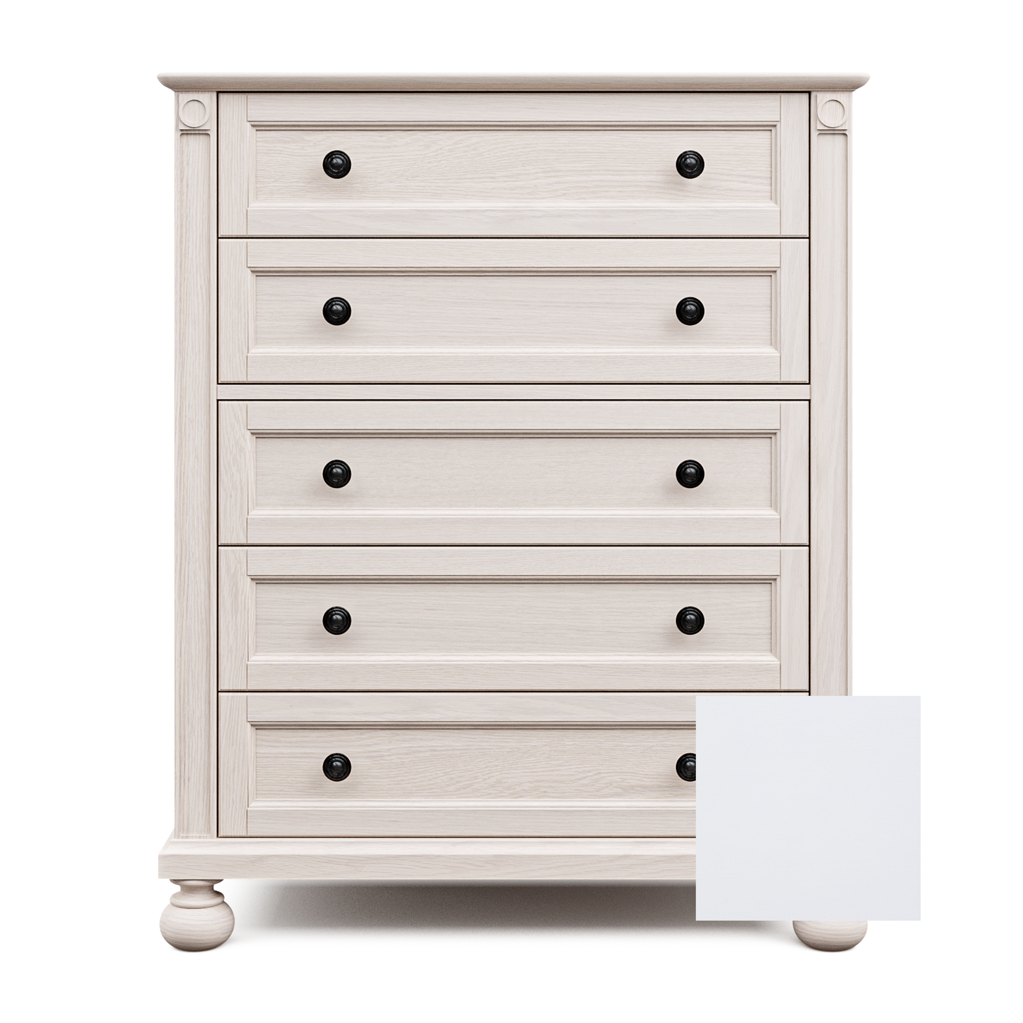 Romina Dakota Tall Chest Solid White - Tots to Teens Furniture
