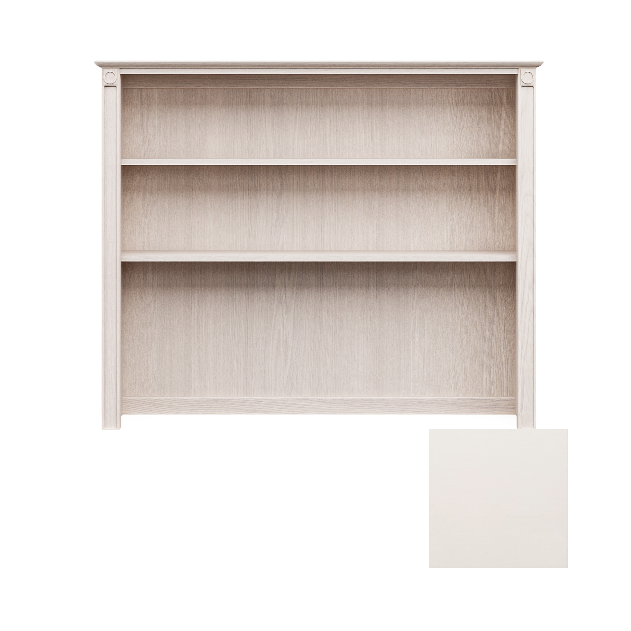 Dakota Hutch Bianco Satinato- Tots to Teens Furniture