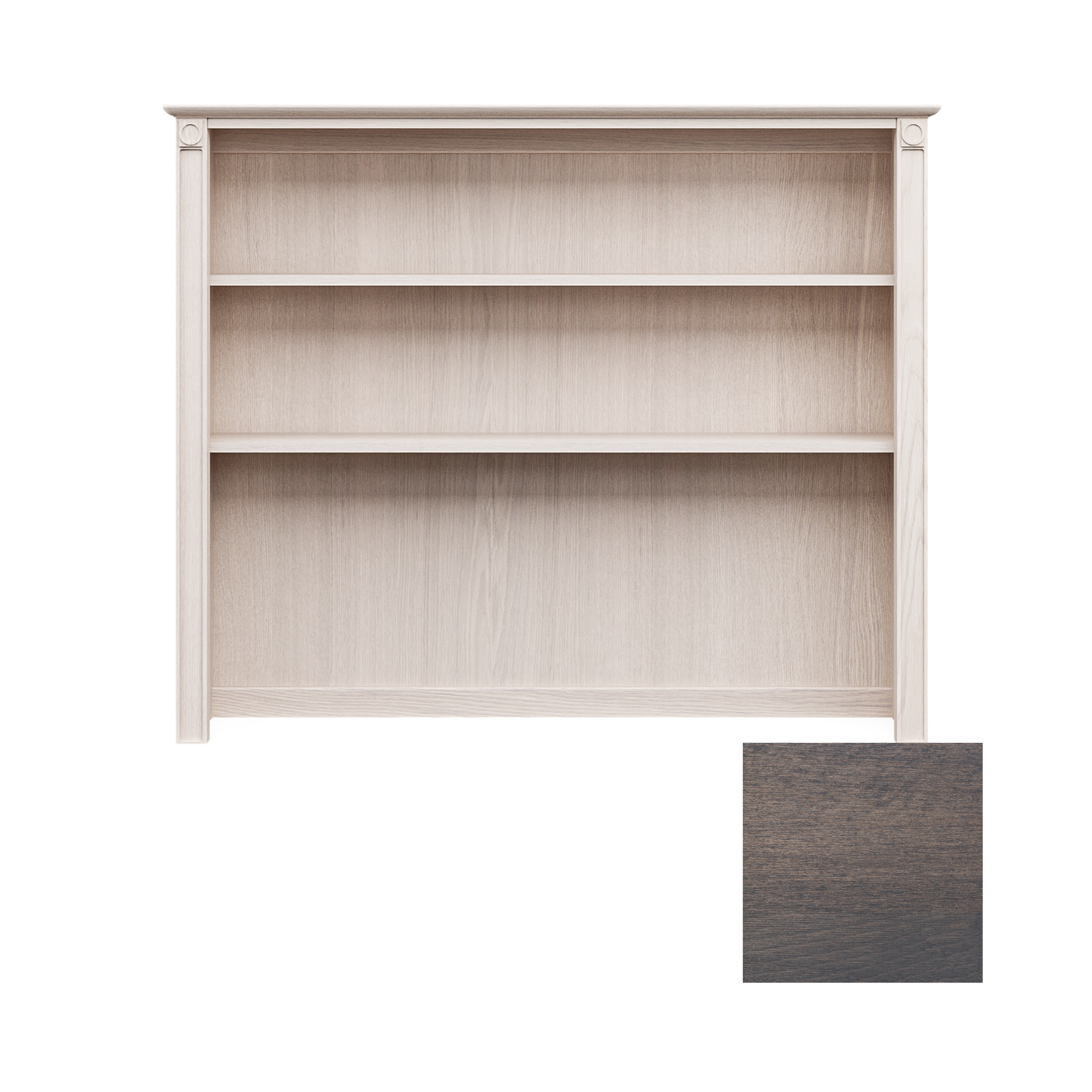 Romina Dakota Hutch Oil Grey - Tots to Teens Furniture