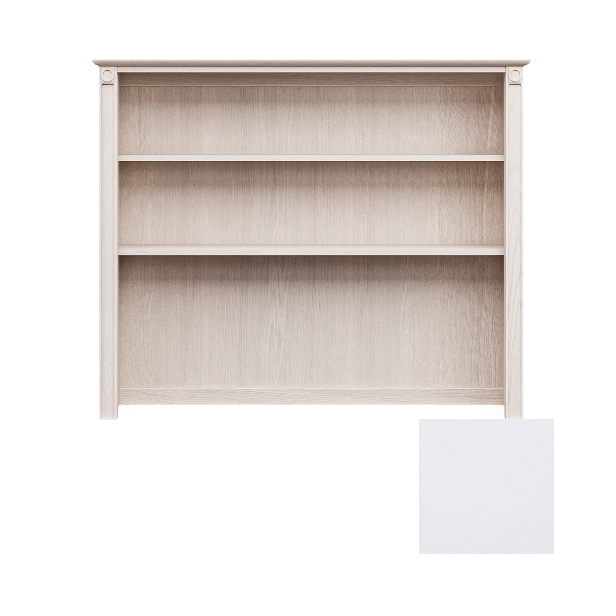 Romina Dakota Hutch Solid White - Tots to Teens Furniture