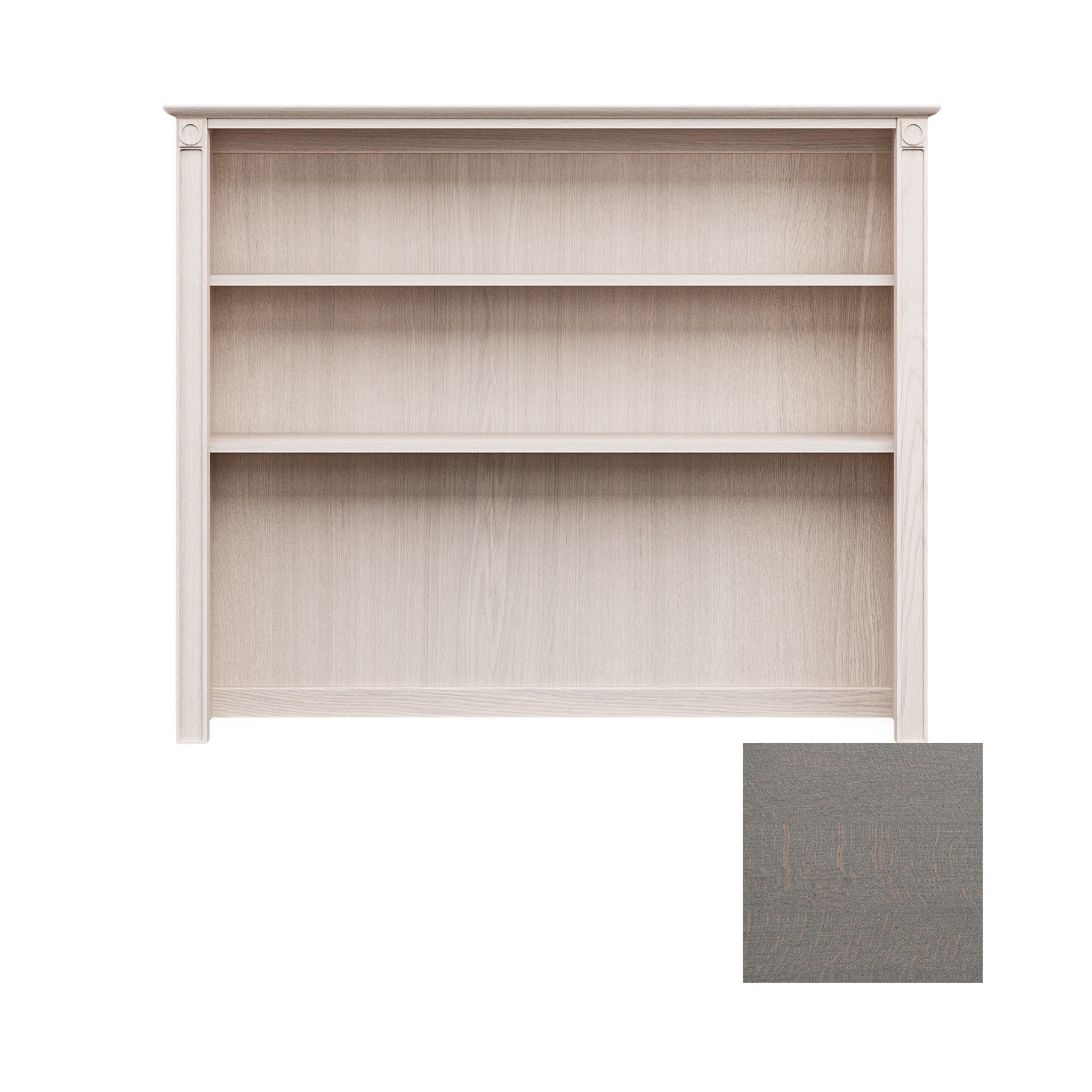 Dakota Hutch Washed Grey - Tots to Teens Furniture