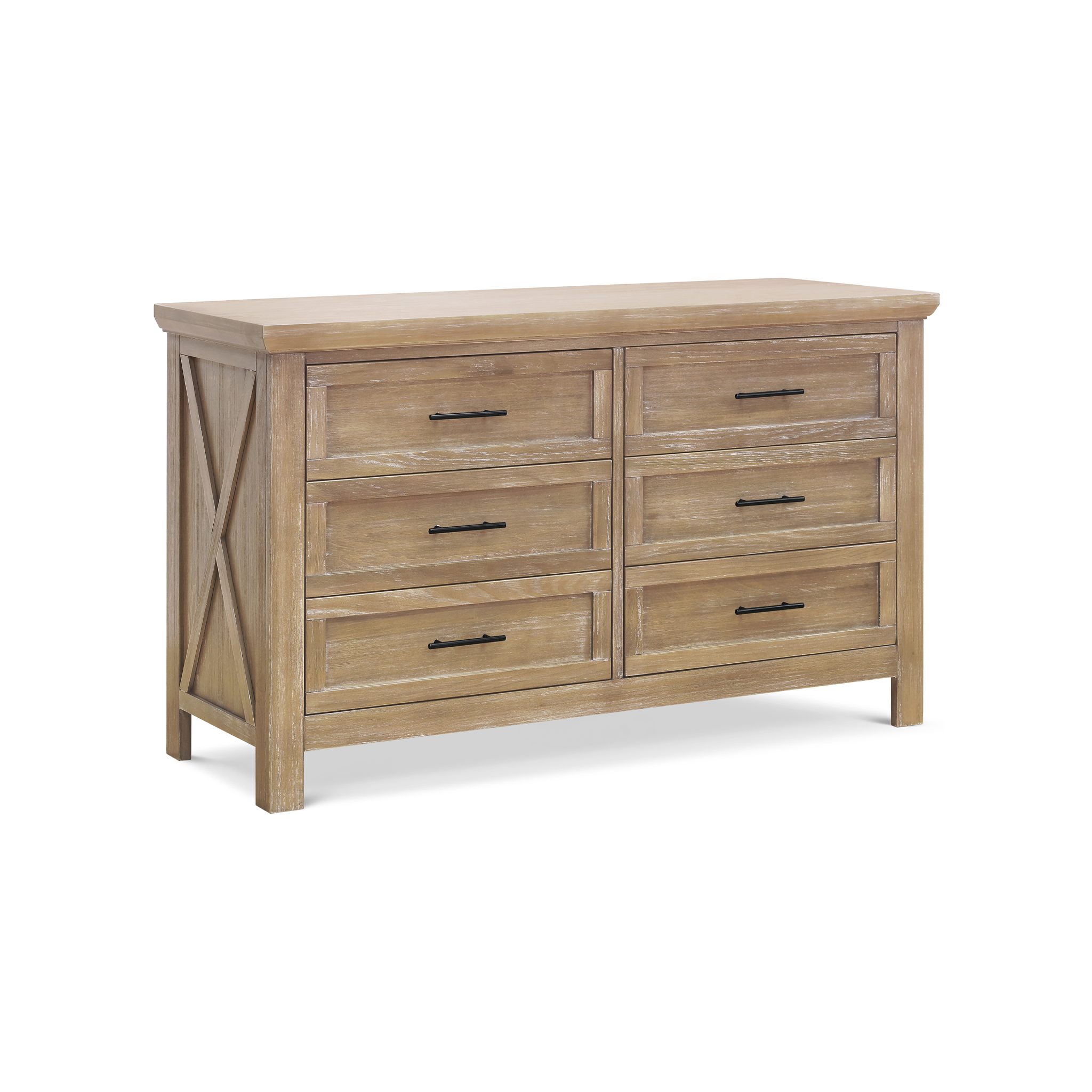 Emory Farmhouse 6-Drawer Dresser - Tots to Teens Furniture
