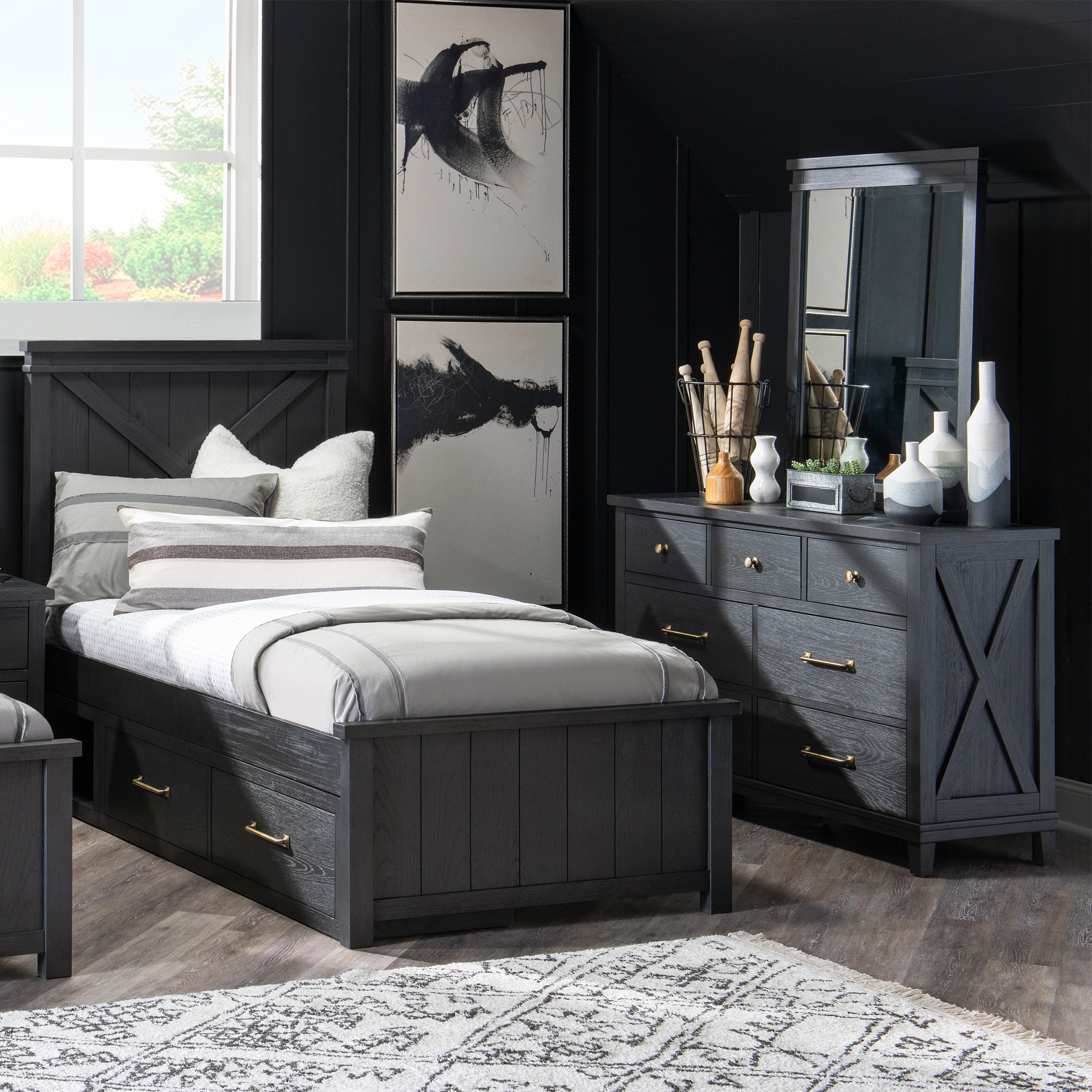 Flatiron Beveled Mirror - Tots to Teens Furniture