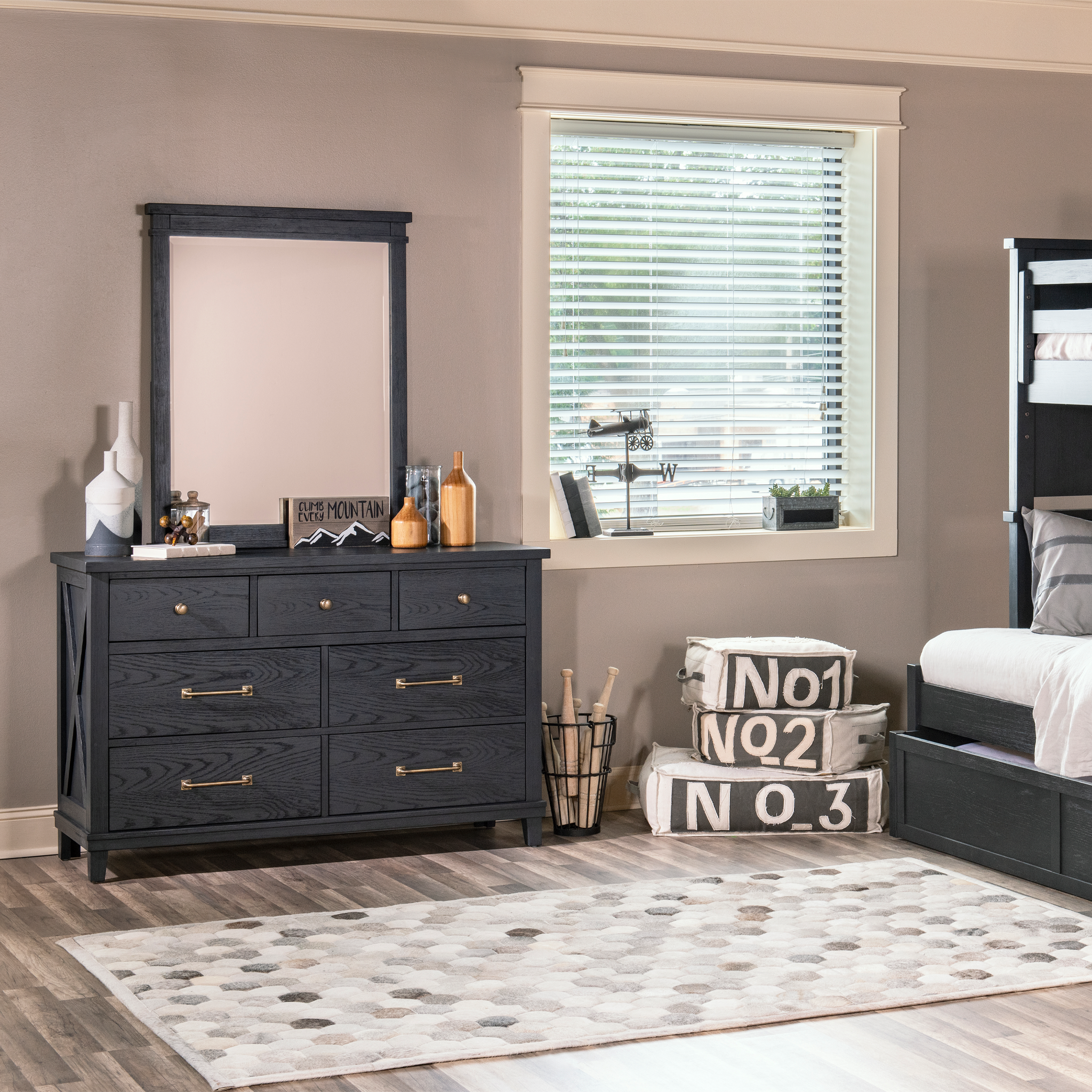 Flatiron Beveled Mirror - Tots to Teens Furniture