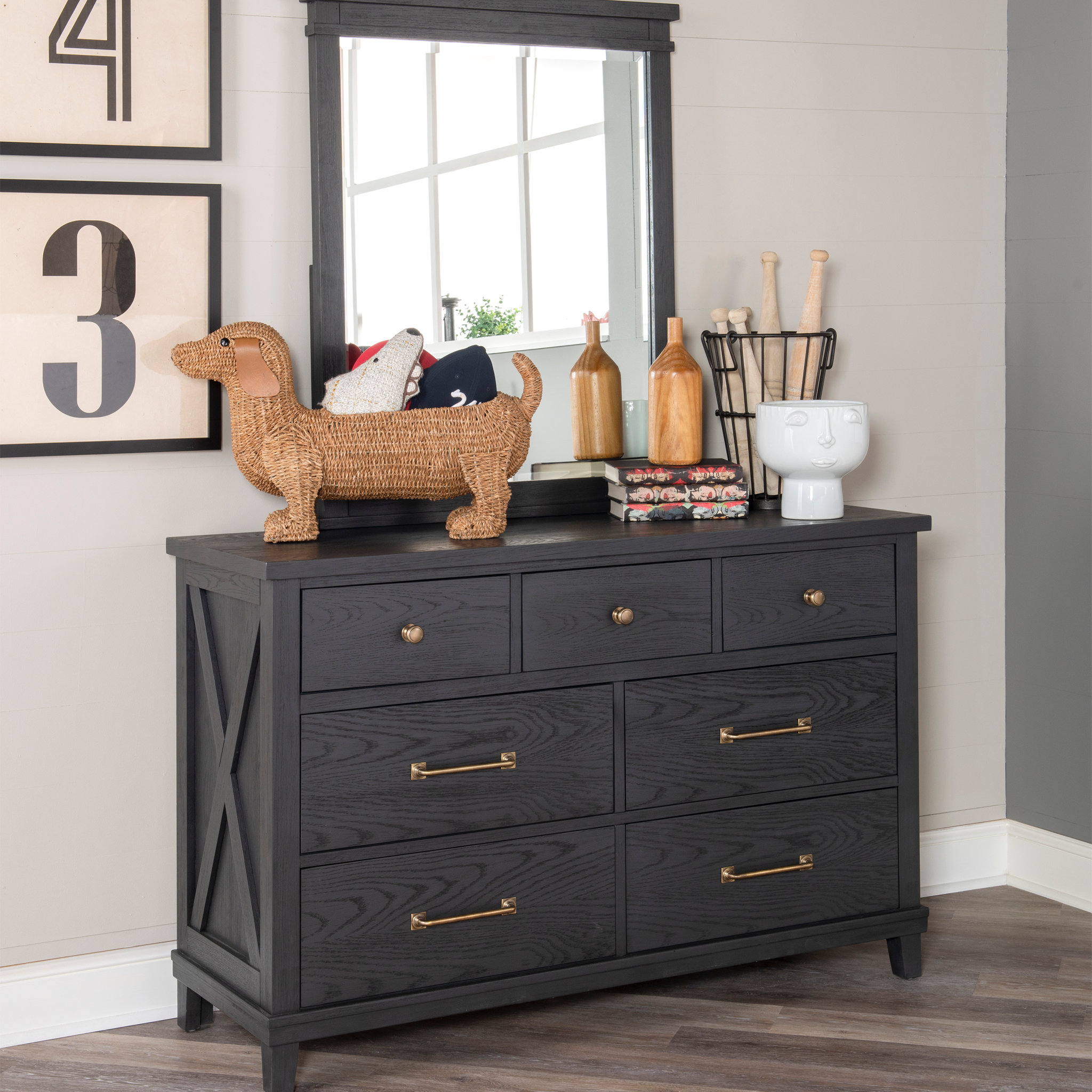 Flatiron Beveled Mirror - Tots to Teens Furniture