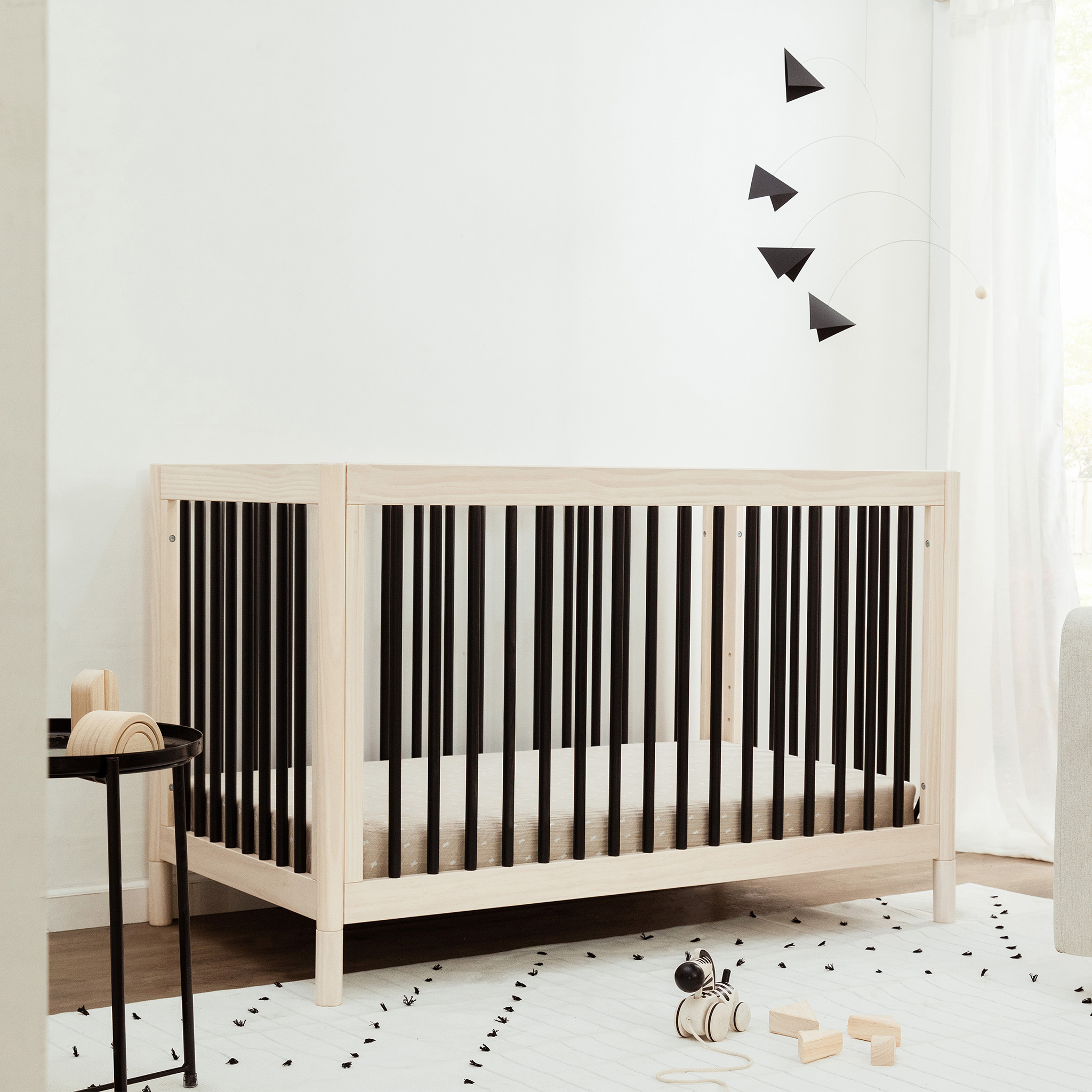 Gelato 4-in-1 Convertible Crib with Toddler Bed Conversion Kit - Tots to Teens Furniture