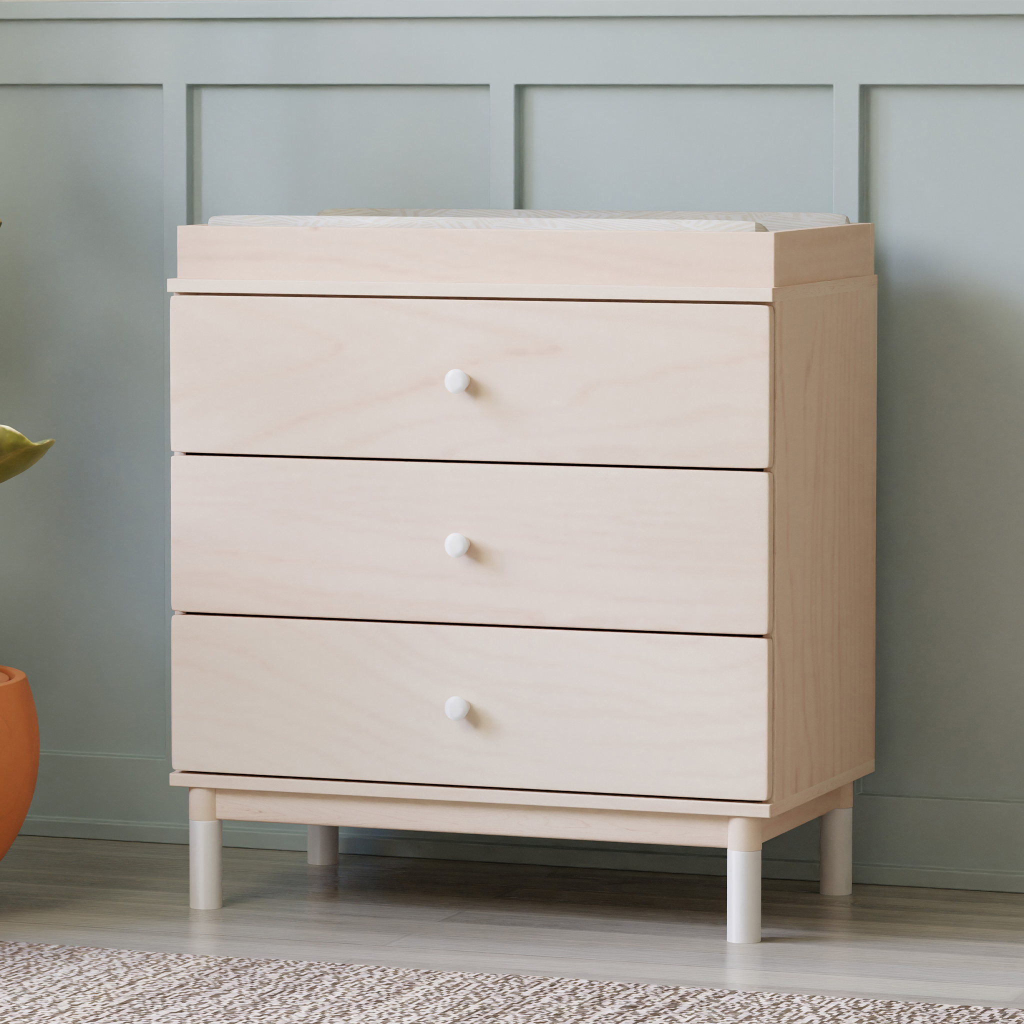 Gelato 3-Drawer Changer Dresser with Removable Changing Tray - Tots to Teens Furniture