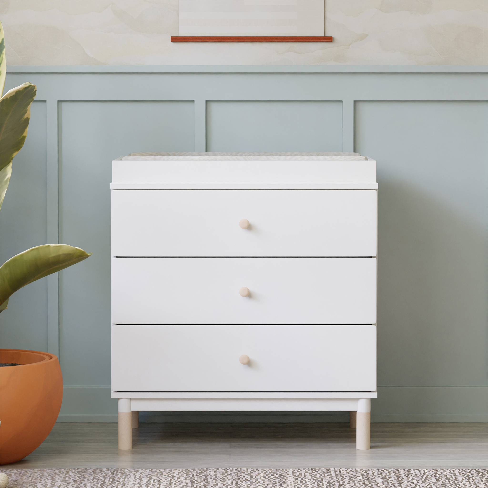 Gelato 3-Drawer Changer Dresser with Removable Changing Tray - Tots to Teens Furniture