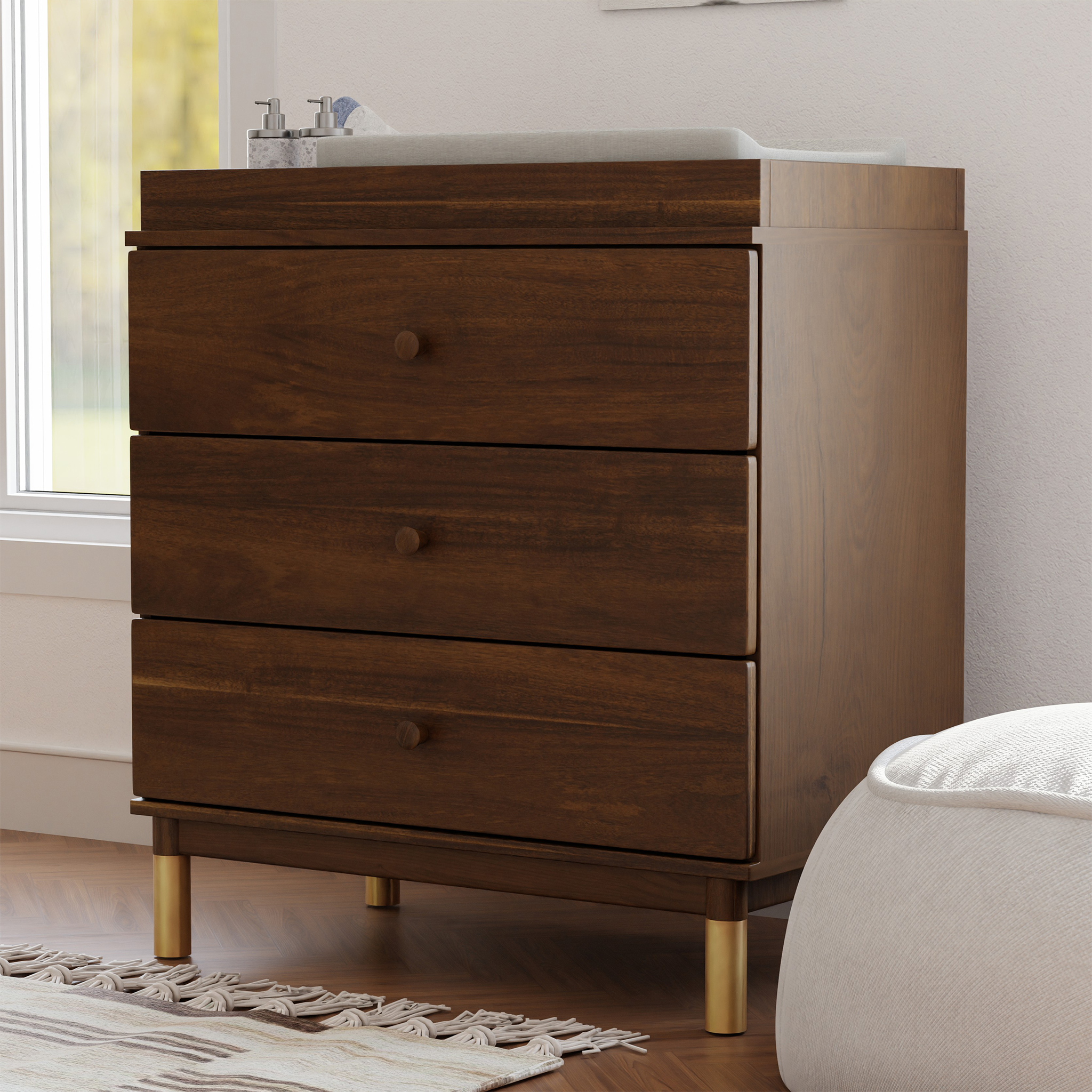 Gelato 3-Drawer Changer Dresser with Removable Changing Tray - Tots to Teens Furniture