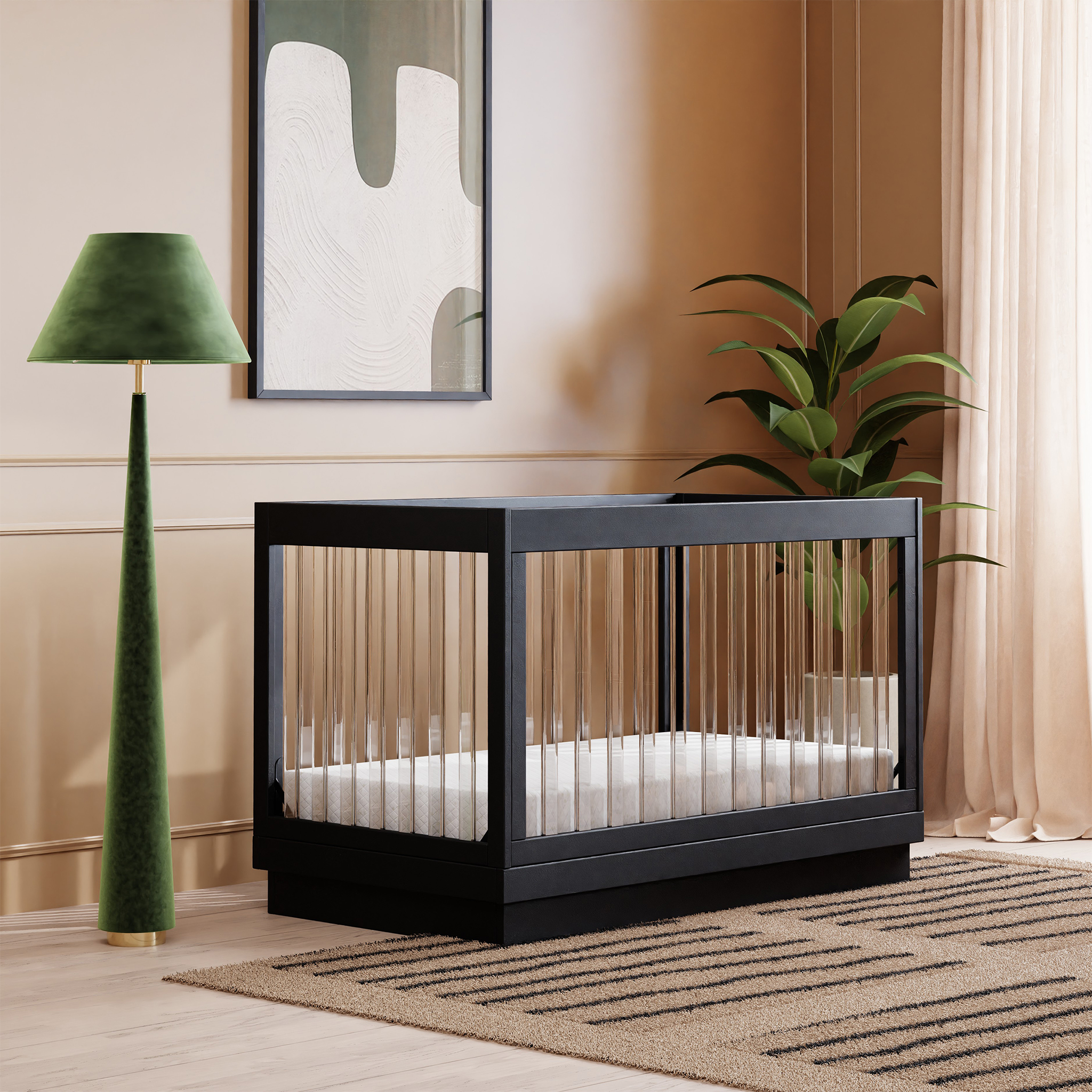 Harlow 3-in-1 Convertible Crib w/Toddler Bed Conversion Kit - Tots to Teens Furniture