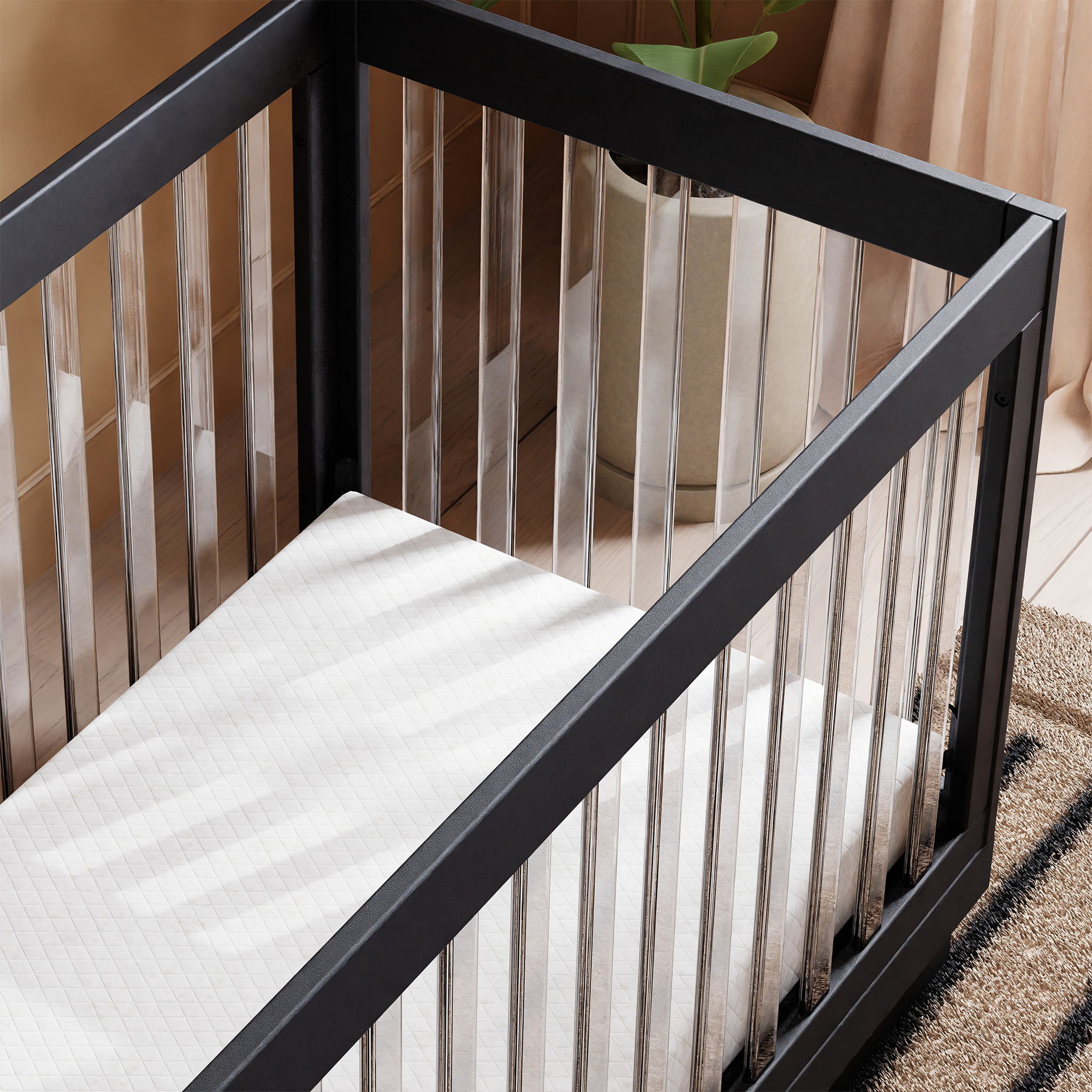 Harlow 3-in-1 Convertible Crib w/Toddler Bed Conversion Kit - Tots to Teens Furniture