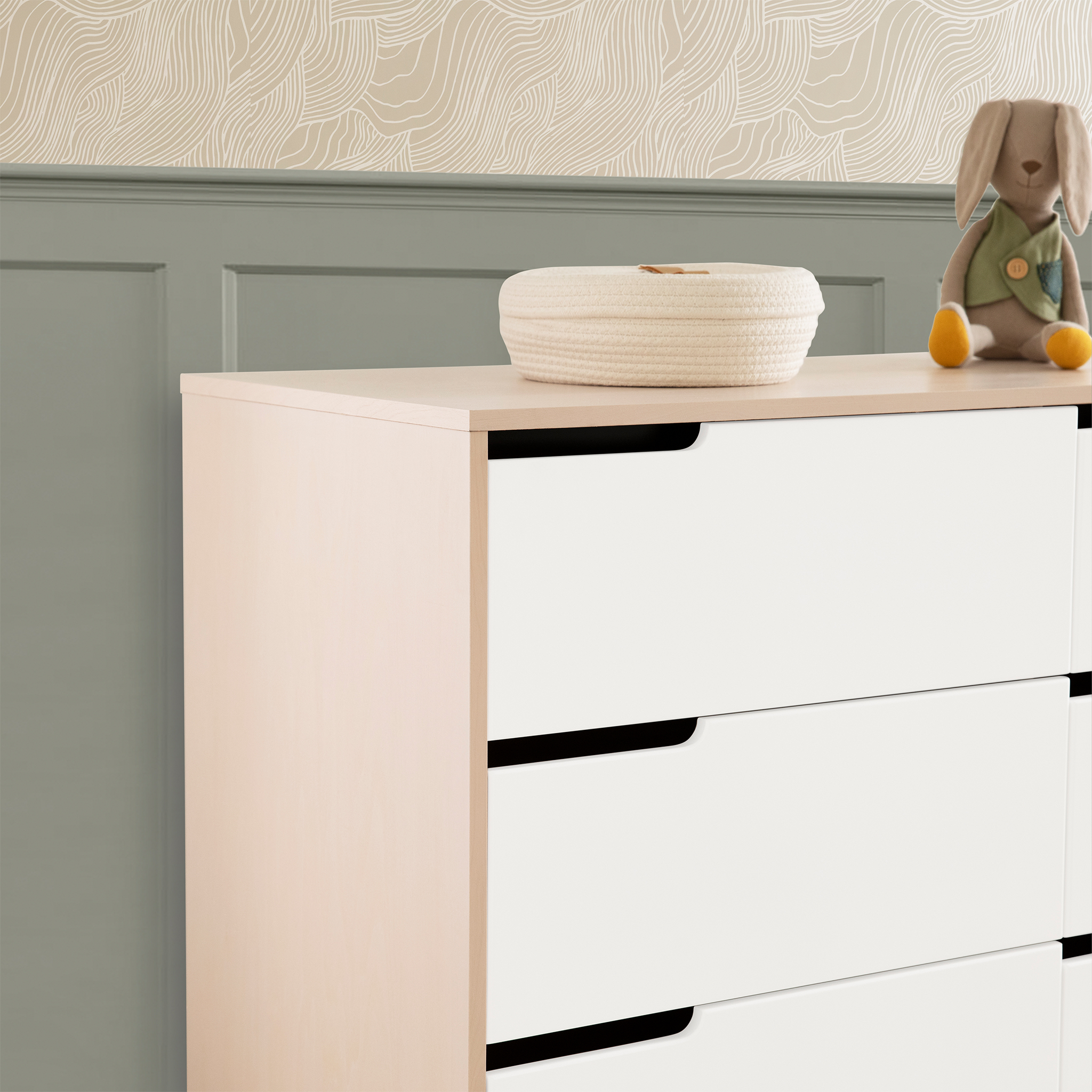 Hudson 6 Drawer Double Dresser - Tots to Teens Furniture