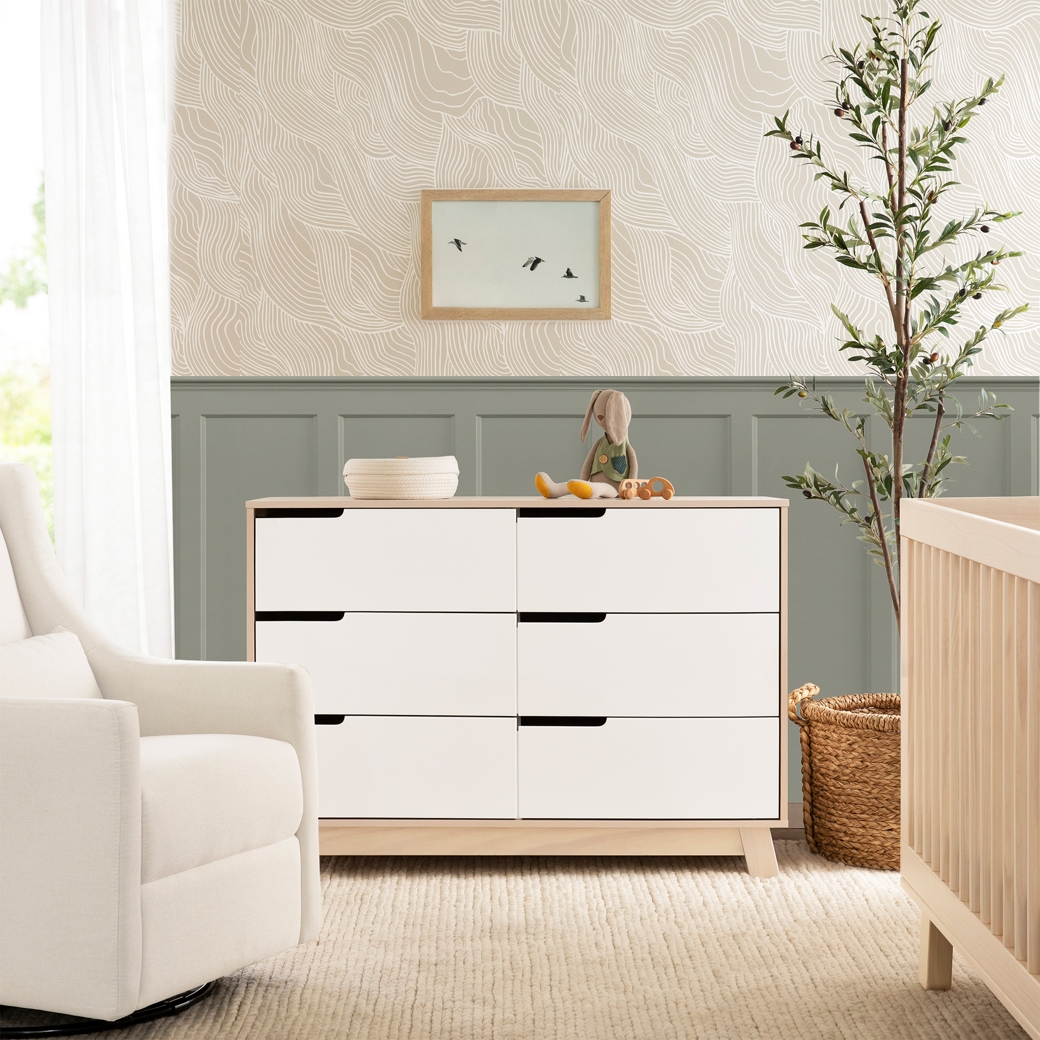Hudson 6 Drawer Double Dresser - Tots to Teens Furniture