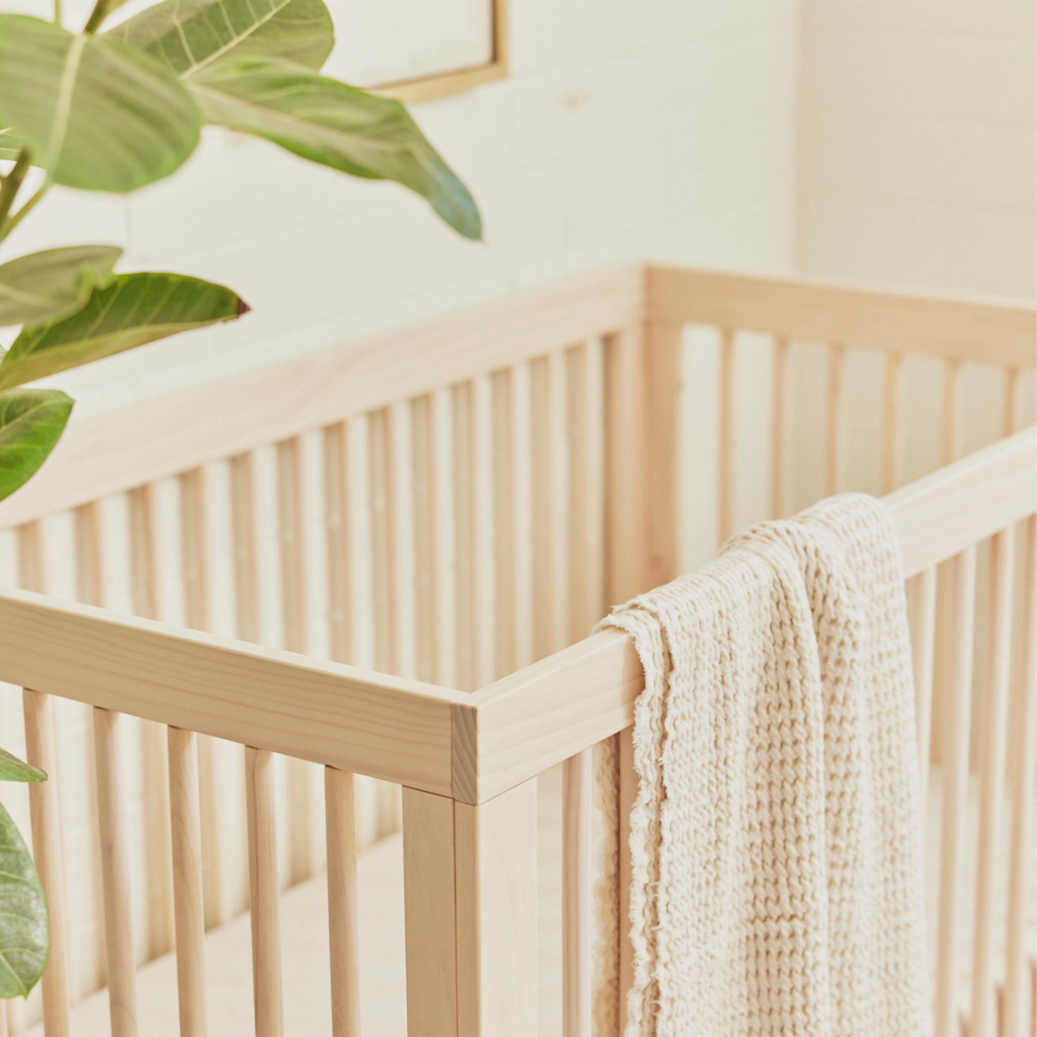 Hudson 3 in 1 Convertible Crib with Toddler Bed Conversion Kit - Tots to Teens Furniture