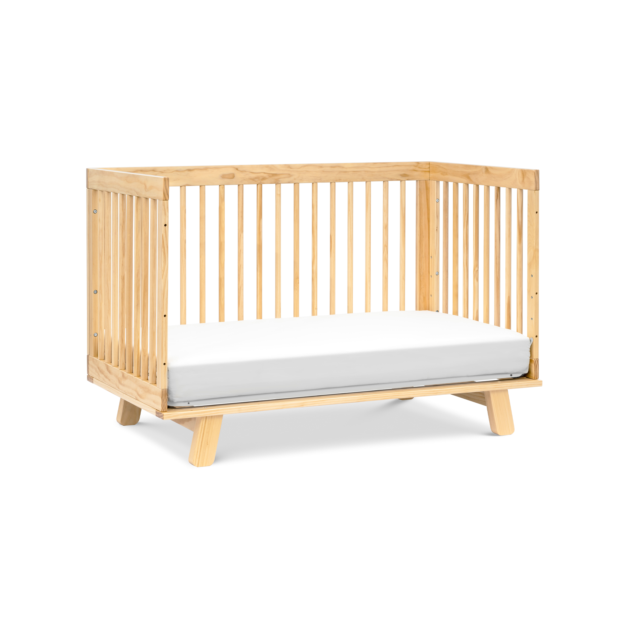 Hudson 3 in 1 Convertible Crib with Toddler Bed Conversion Kit - Tots to Teens Furniture