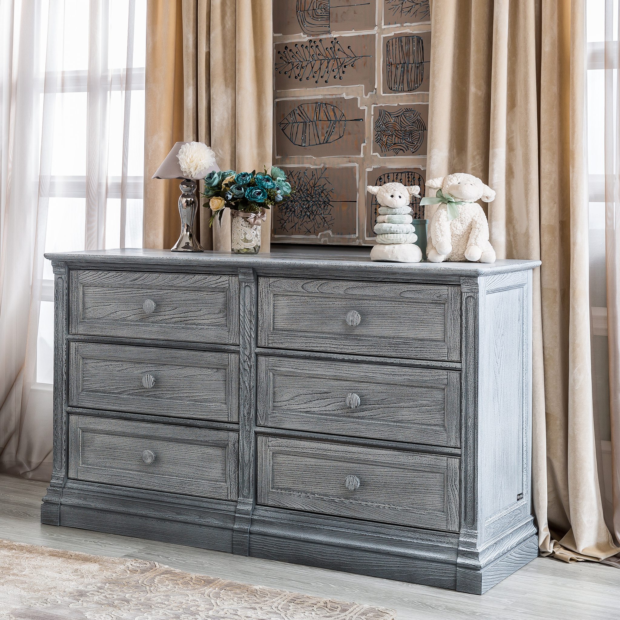 Imperio Double Dresser - Tots to Teens Furniture