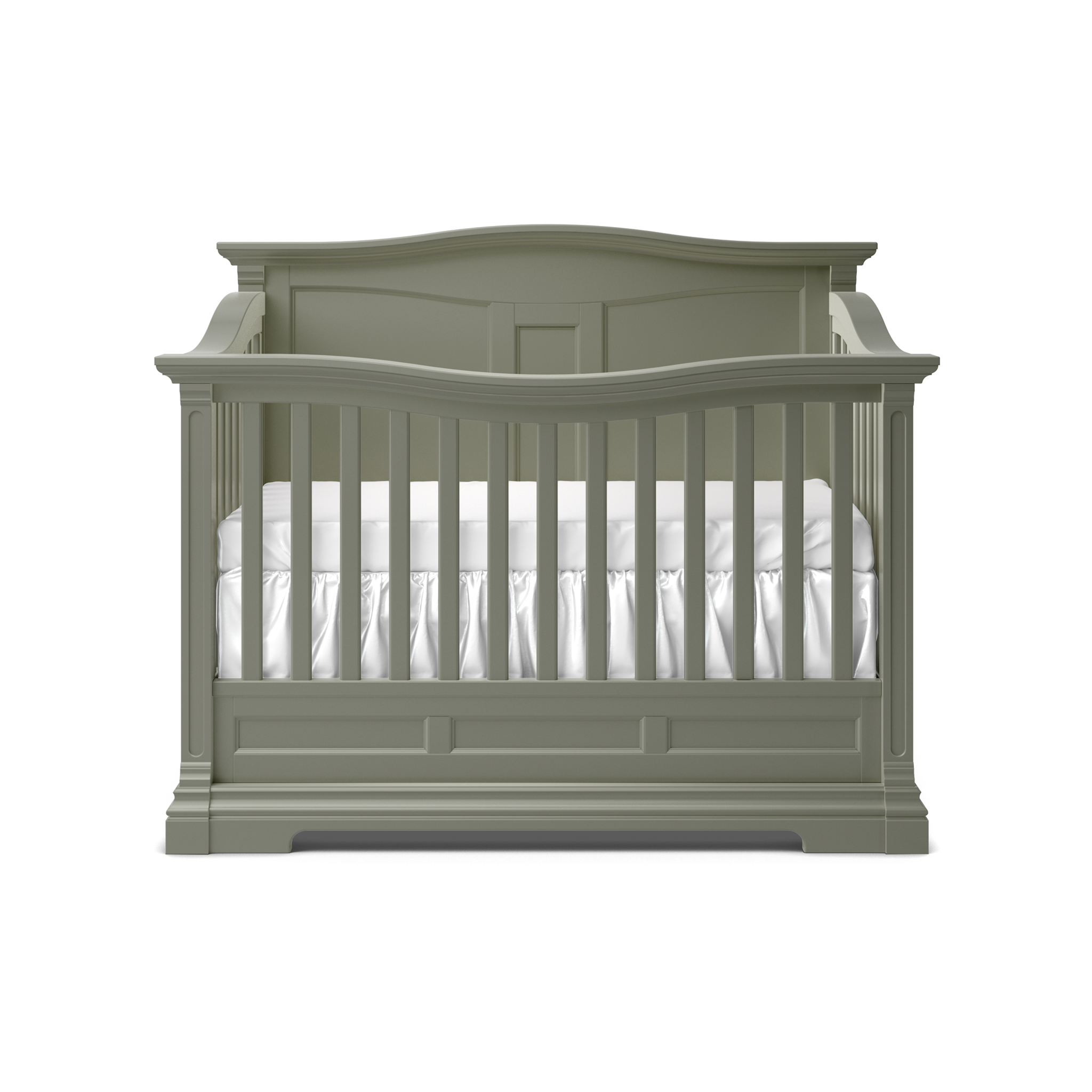 Imperio Convertible Crib w/ Solid Back - Tots to Teens Furniture