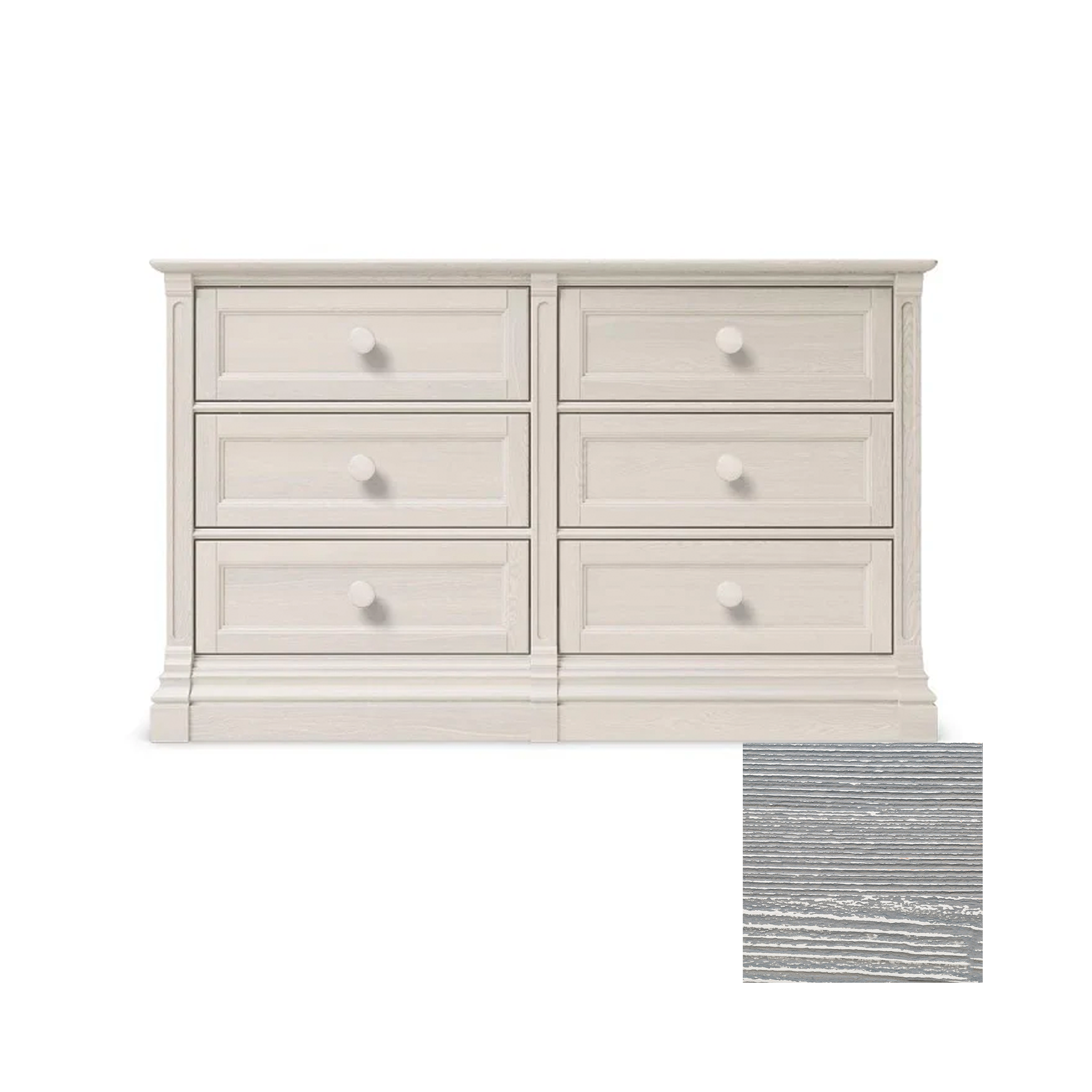 Imperio Double Dresser - Tots to Teens Furniture