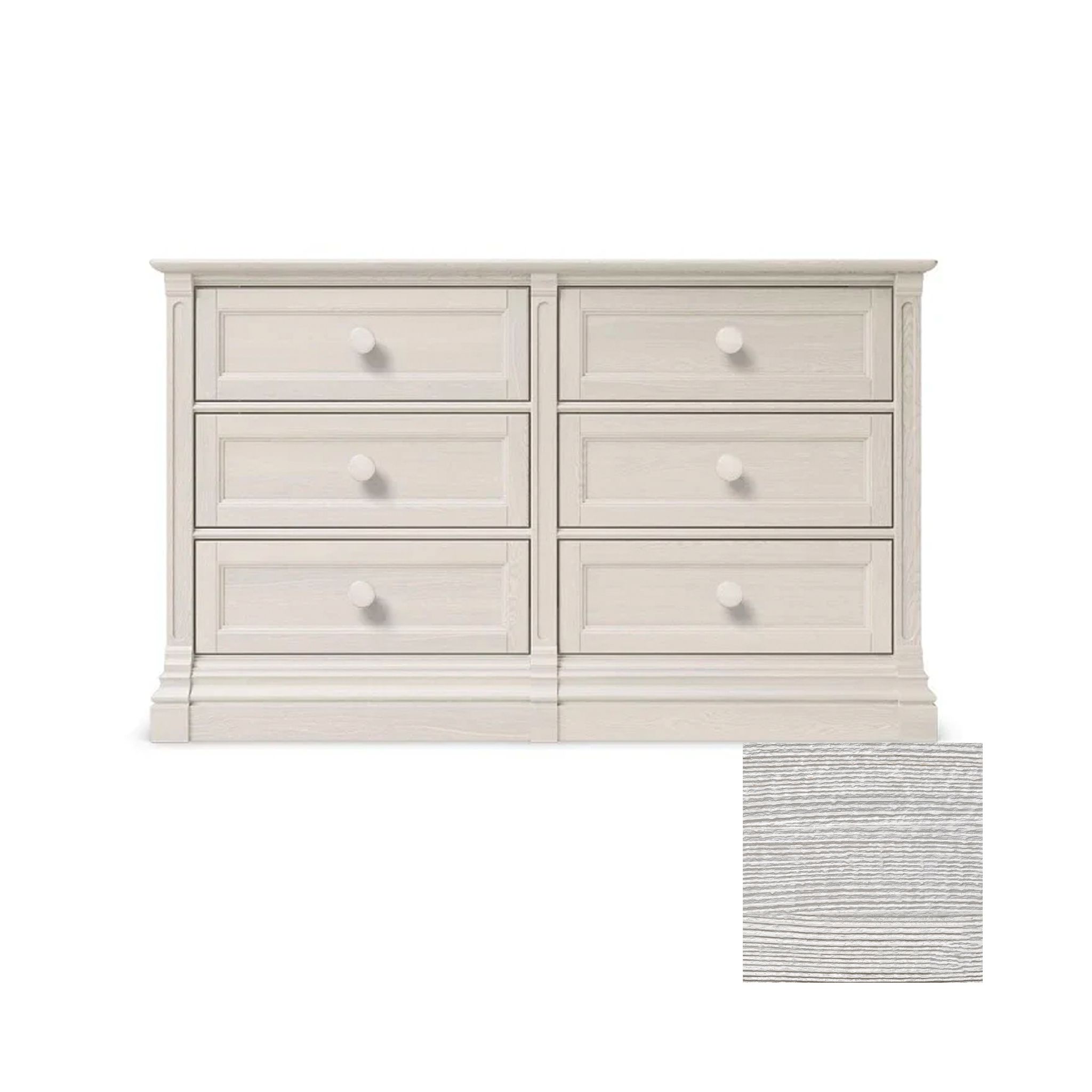 Imperio Double Dresser - Tots to Teens Furniture