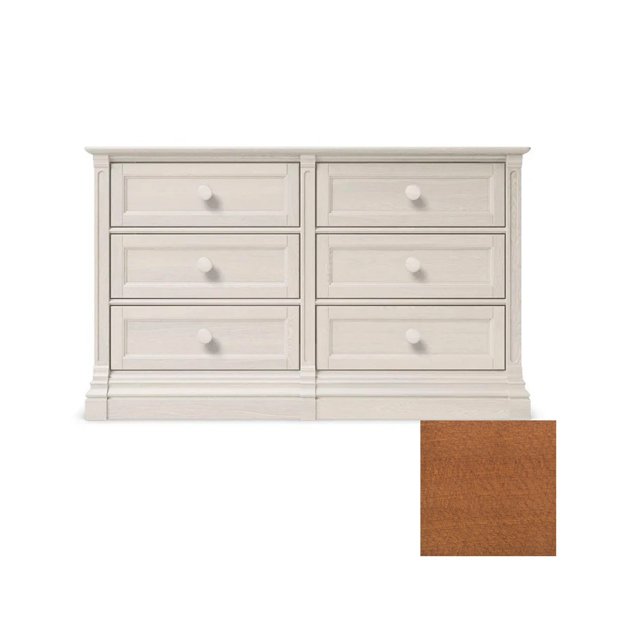 Imperio Double Dresser - Tots to Teens Furniture
