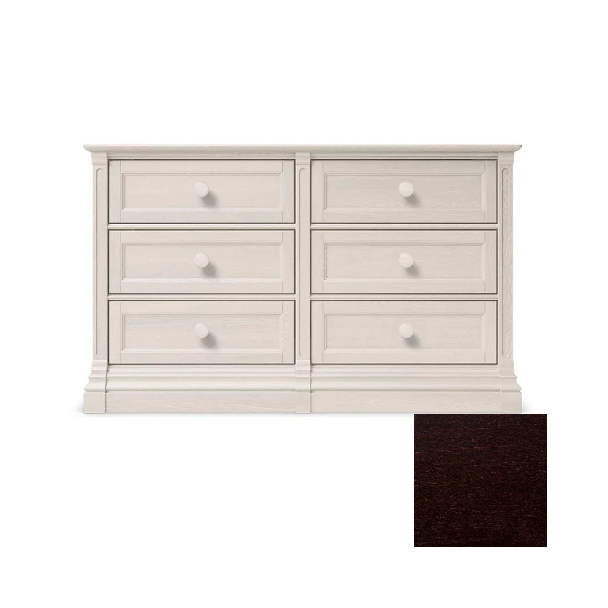 Imperio Double Dresser - Tots to Teens Furniture