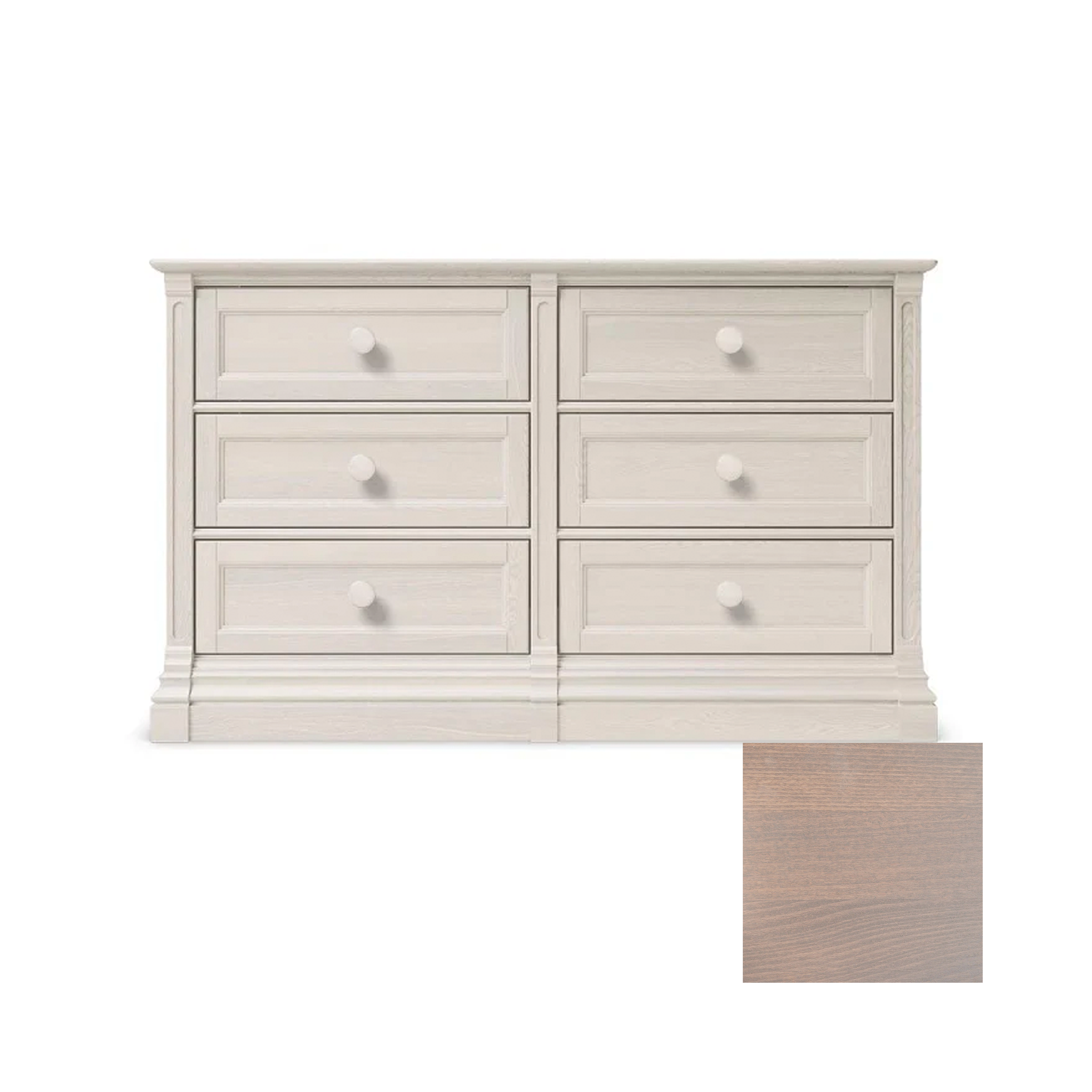Imperio Double Dresser - Tots to Teens Furniture