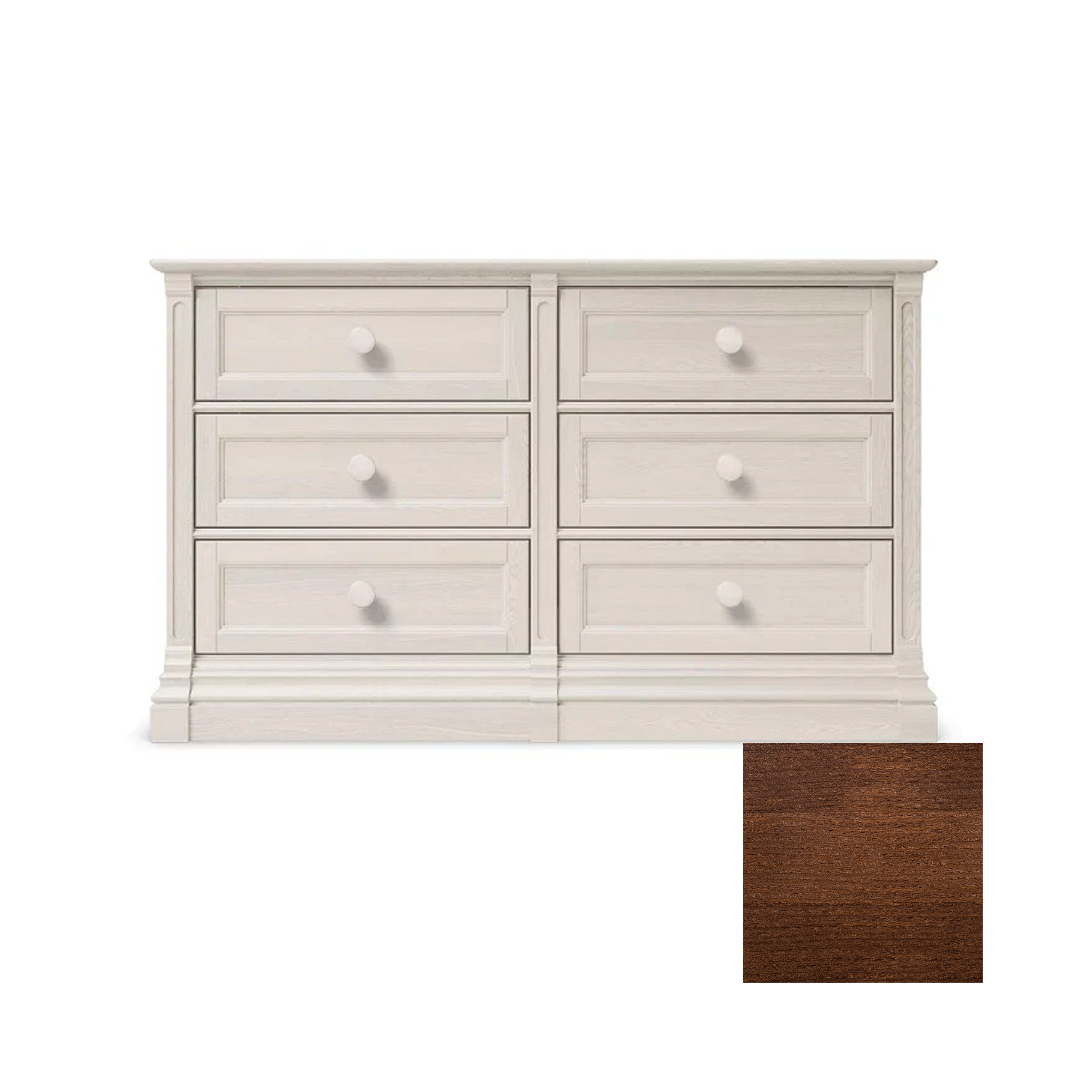 Imperio Double Dresser - Tots to Teens Furniture