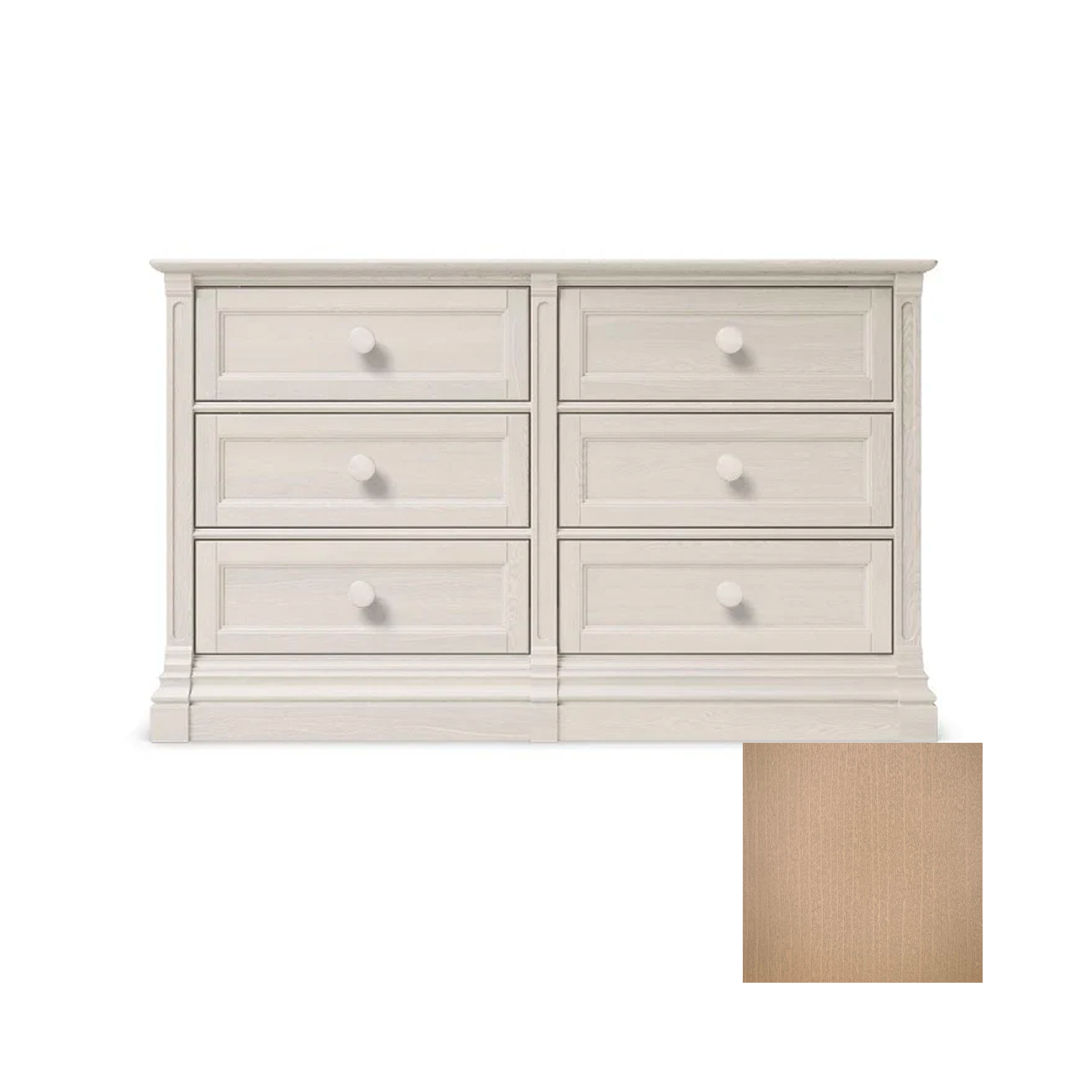 Imperio Double Dresser - Tots to Teens Furniture