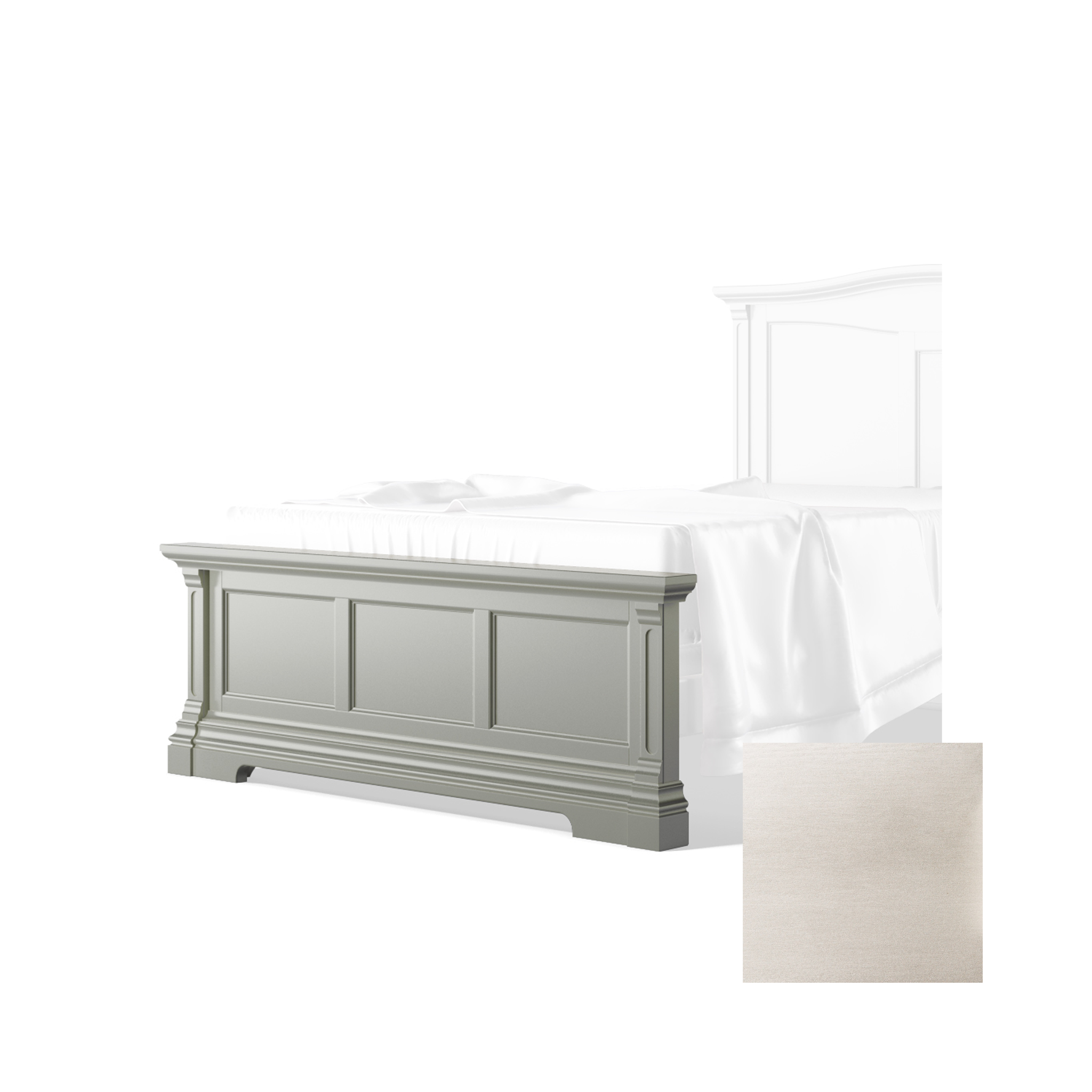 Imperio Low Profile Footboard - Tots to Teens Furniture