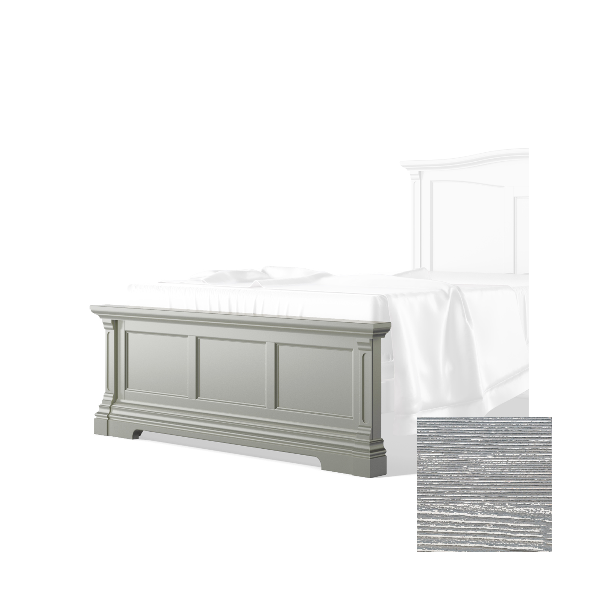 Imperio Low Profile Footboard - Tots to Teens Furniture