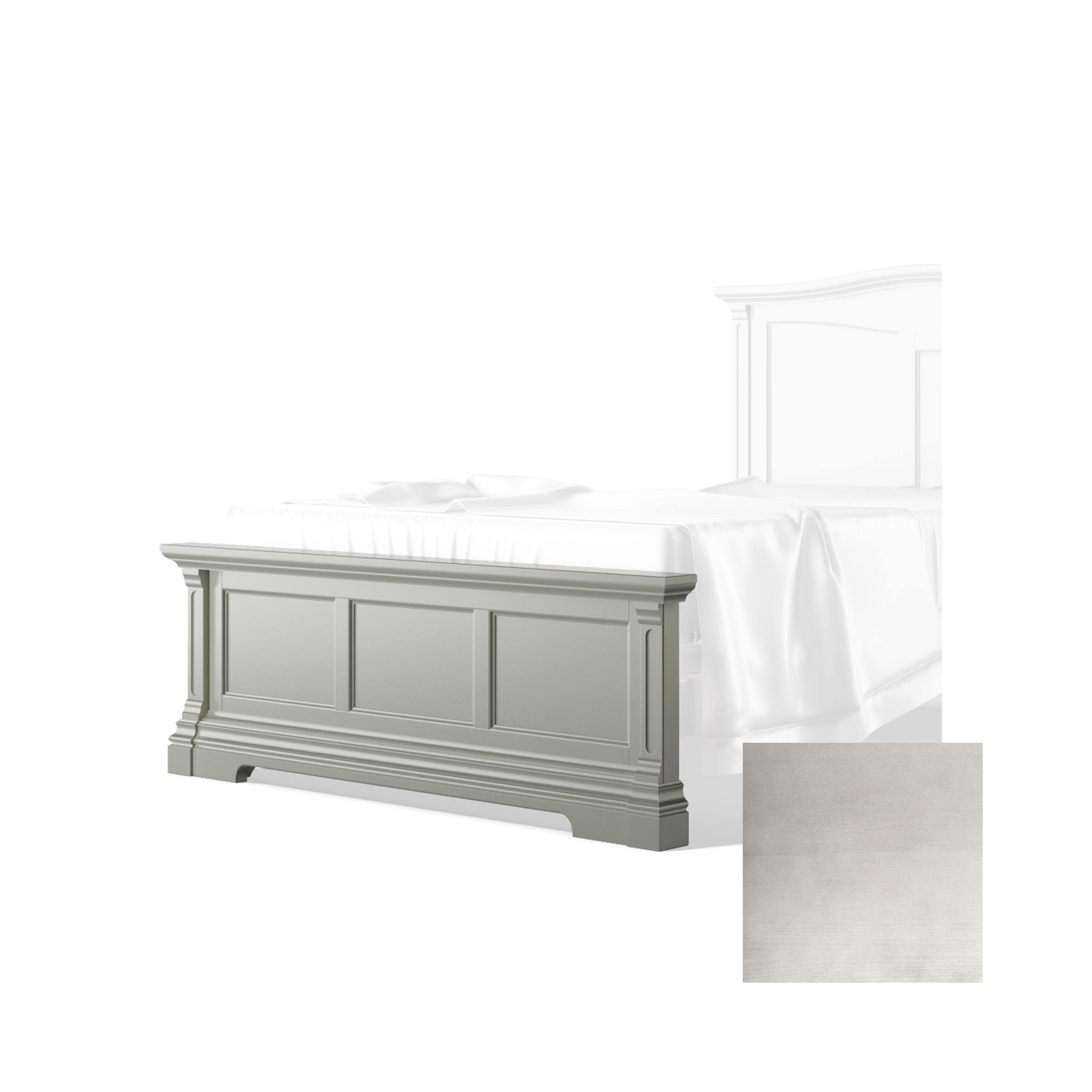 Imperio Low Profile Footboard - Tots to Teens Furniture