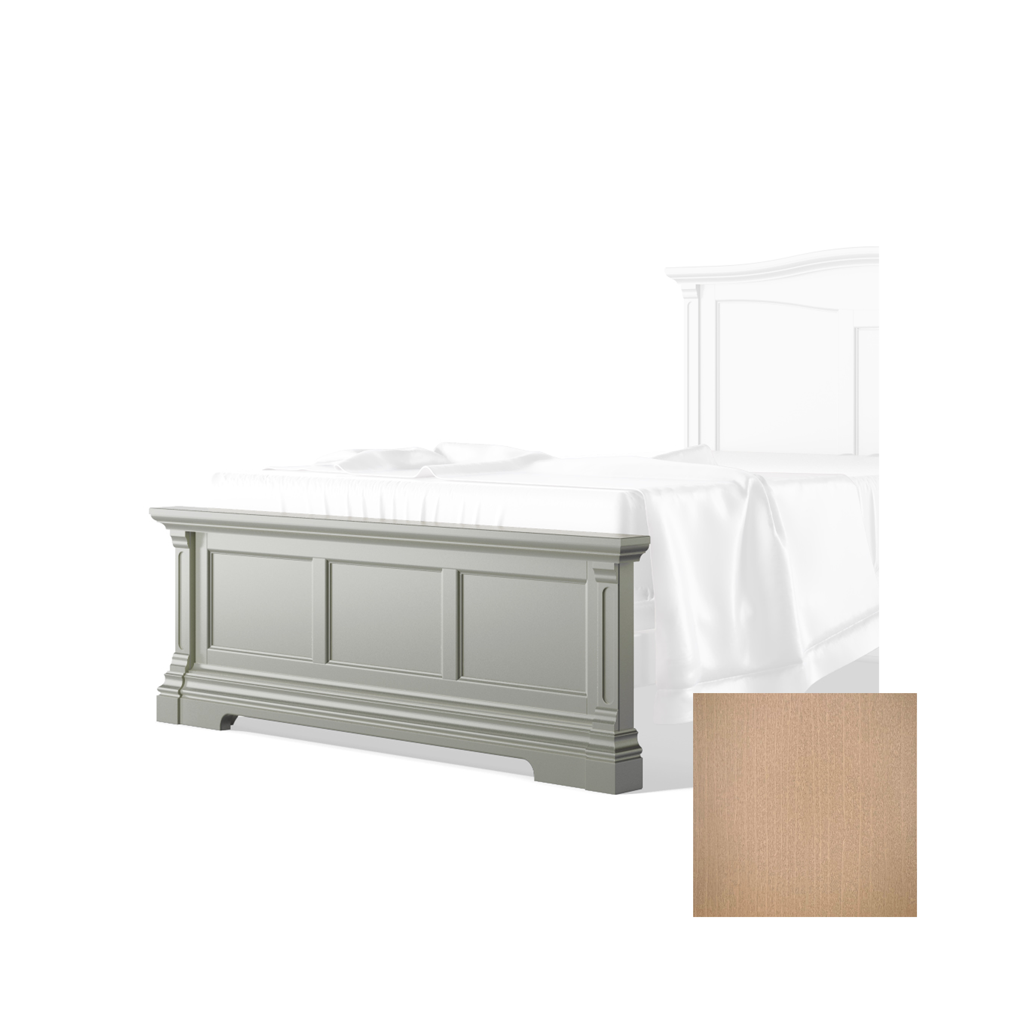 Imperio Low Profile Footboard - Tots to Teens Furniture