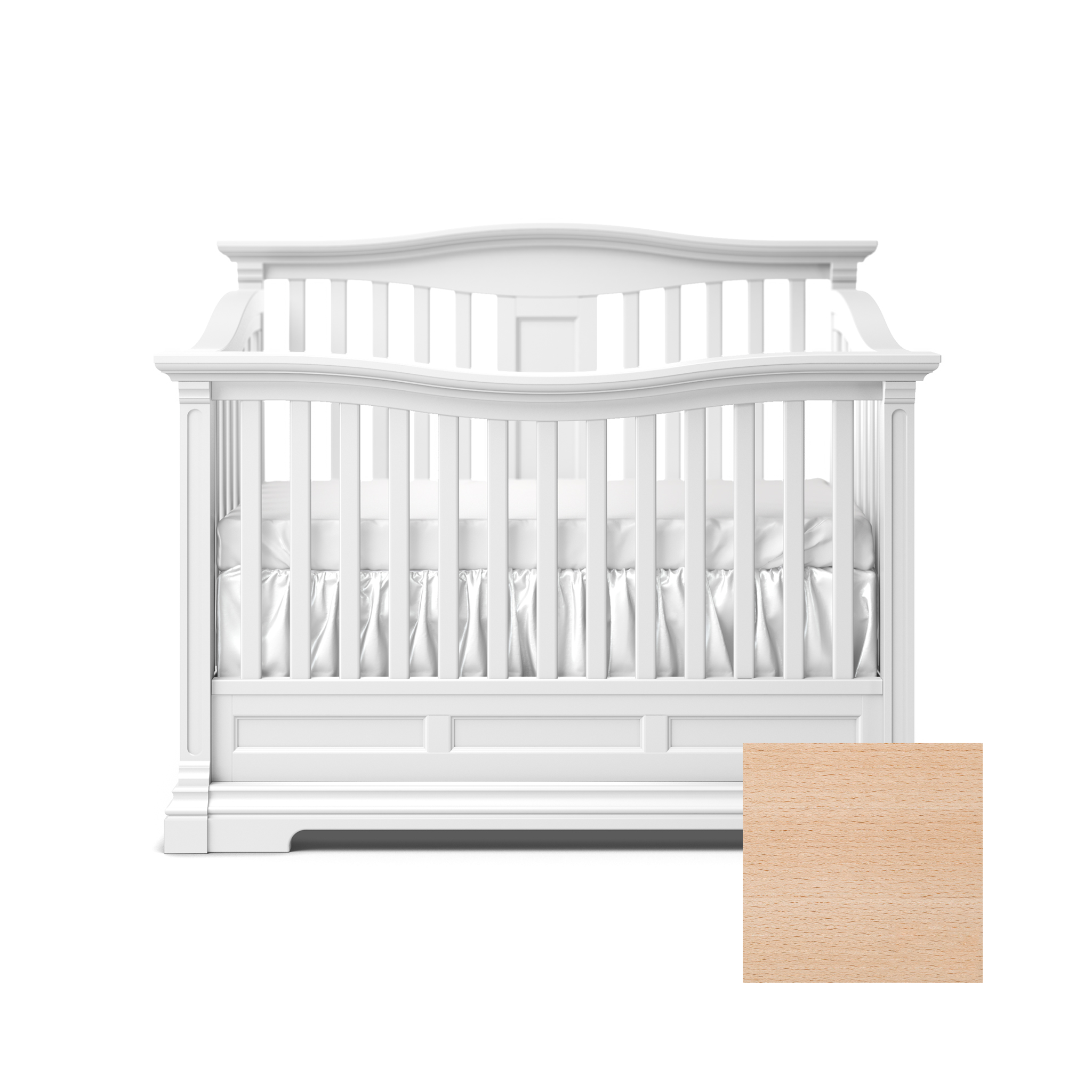 Imperio Convertible Crib w/ Open Back - Tots to Teens Furniture