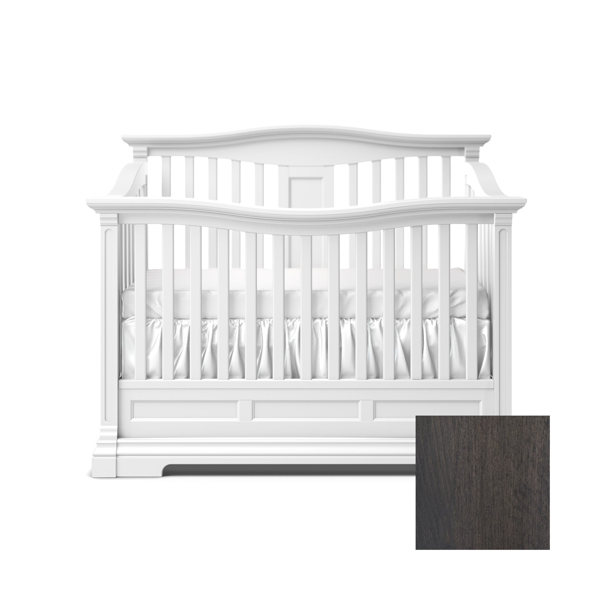 Imperio Convertible Crib w/ Open Back - Tots to Teens Furniture