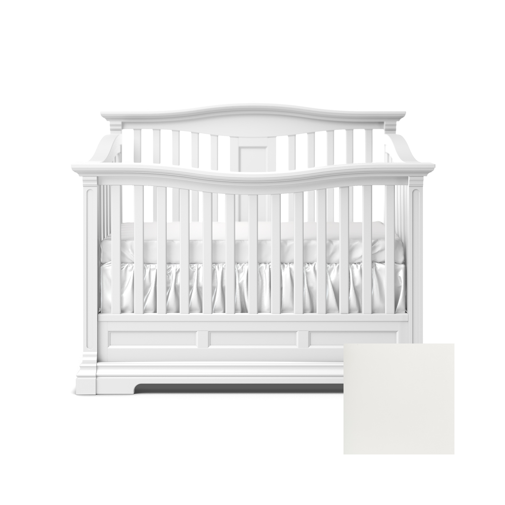 Imperio Convertible Crib w/ Open Back - Tots to Teens Furniture