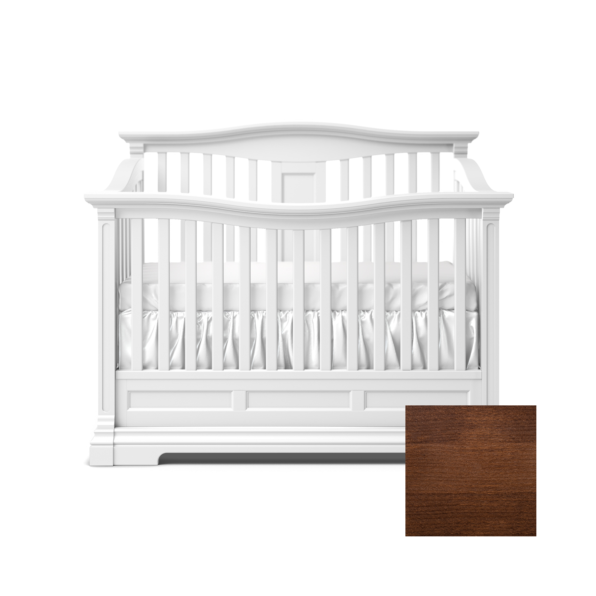 Imperio Convertible Crib w/ Open Back - Tots to Teens Furniture