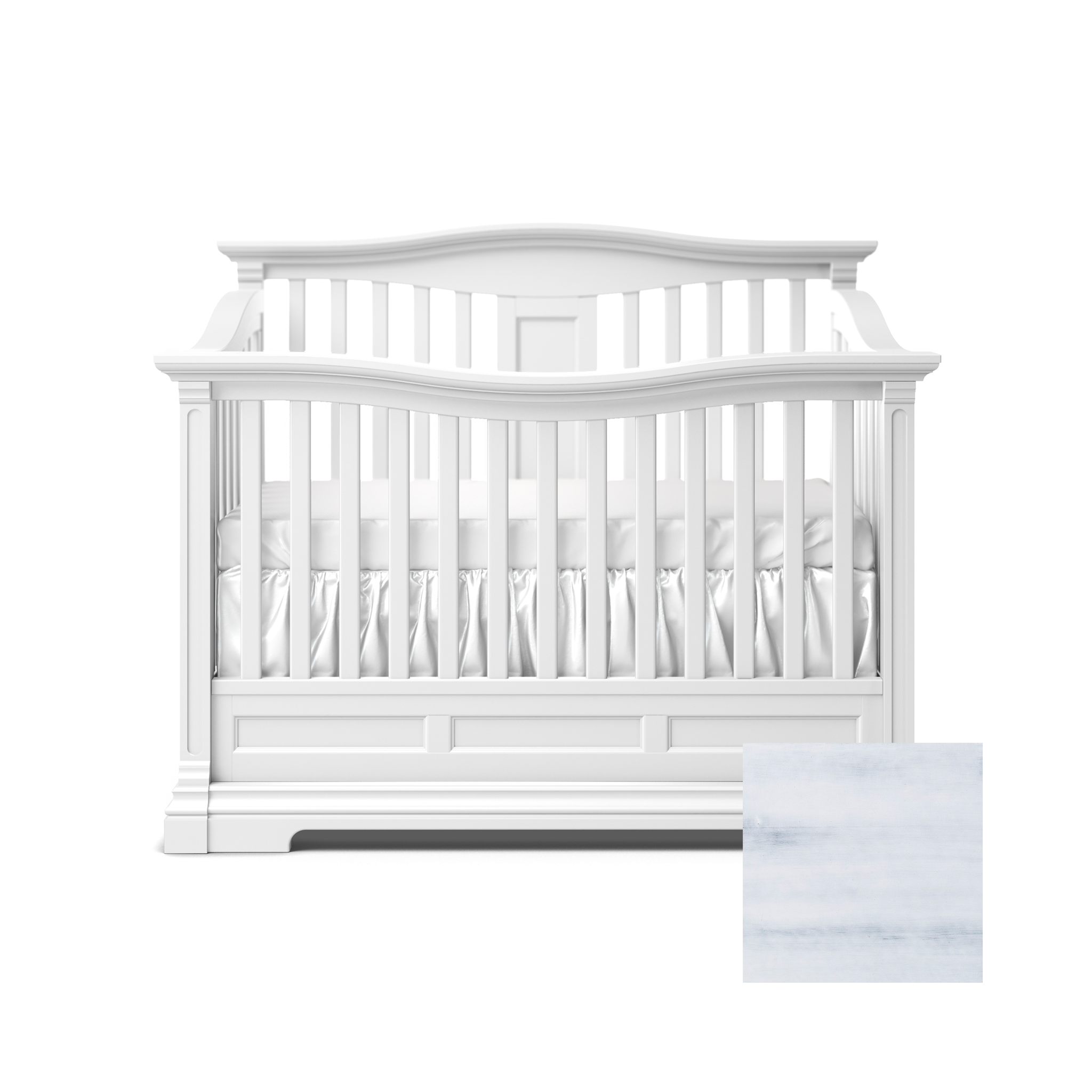Imperio Convertible Crib w/ Open Back - Tots to Teens Furniture