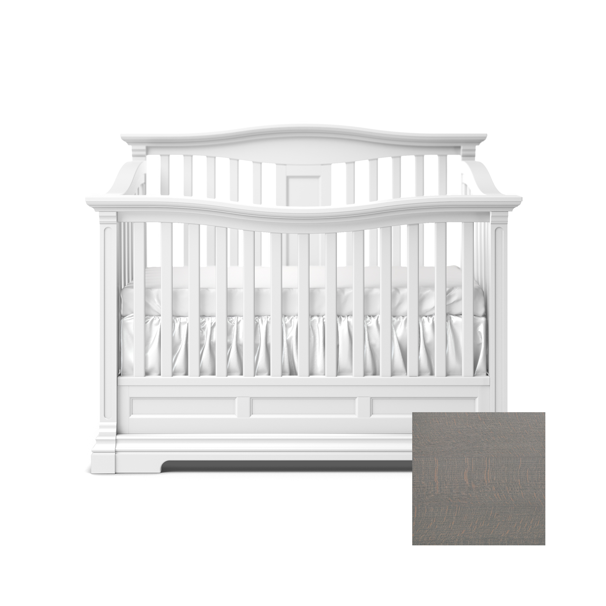 Imperio Convertible Crib w/ Open Back - Tots to Teens Furniture