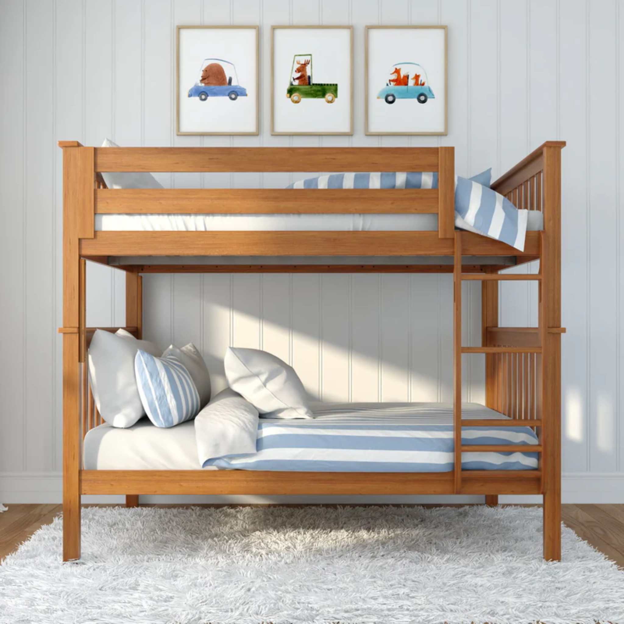 Cambridge - Full/Full Bunk Bed w/Straight Ladder - Tots to Teens Furniture