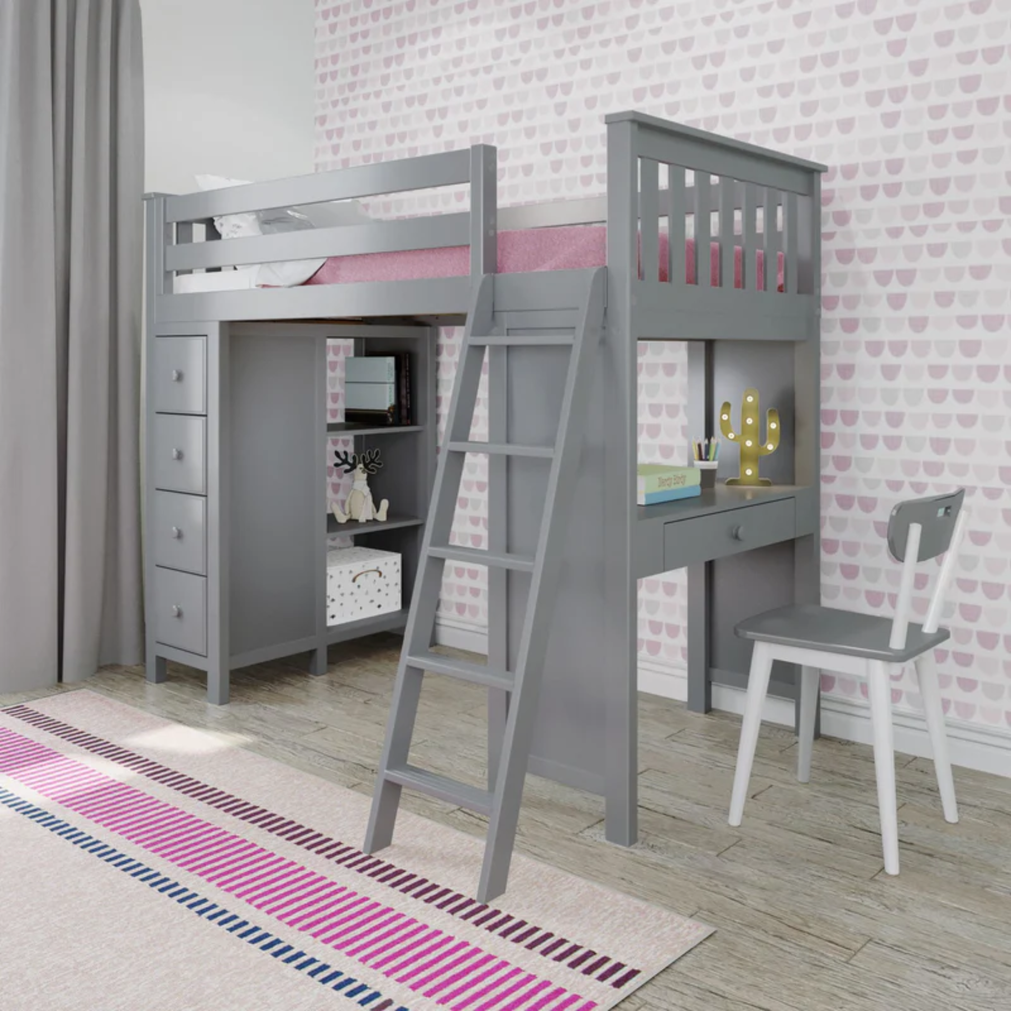 Loft Bed Storage Study | Tots to Teens Furniture