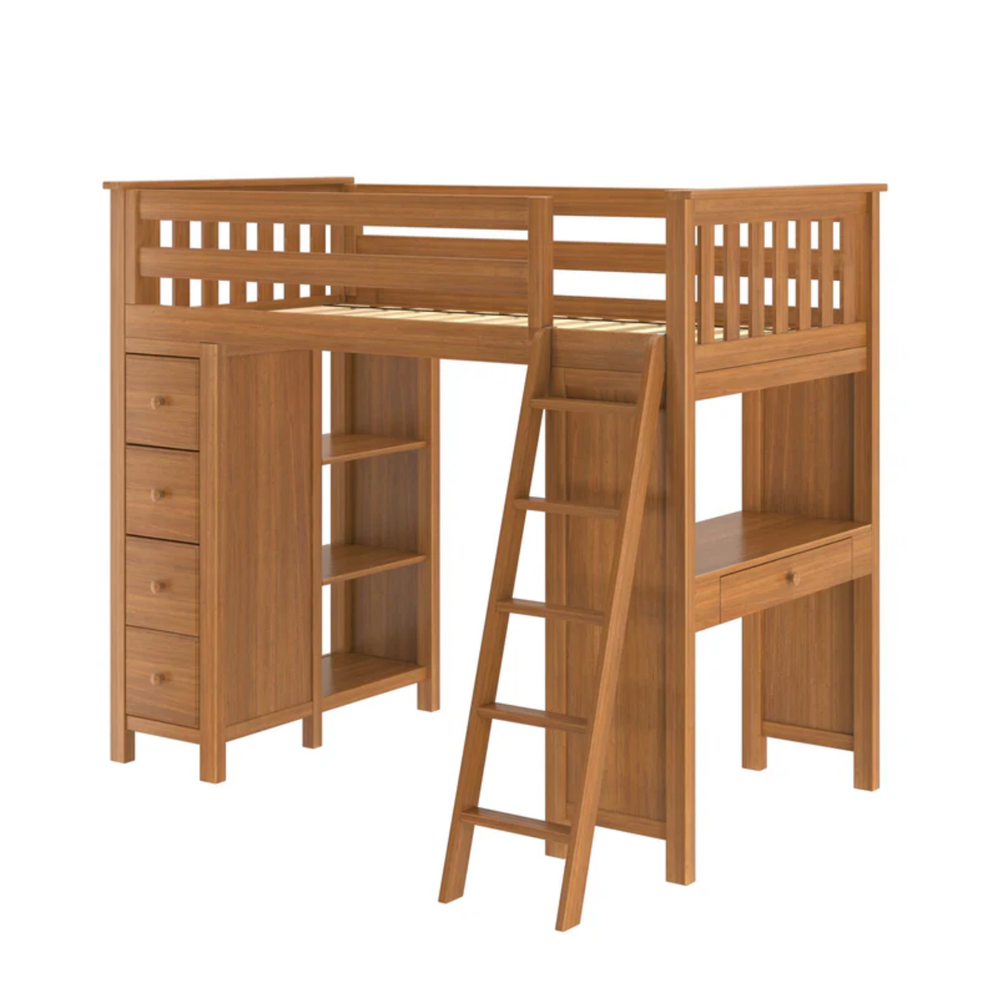 Loft Bed Storage Study | Tots to Teens Furniture