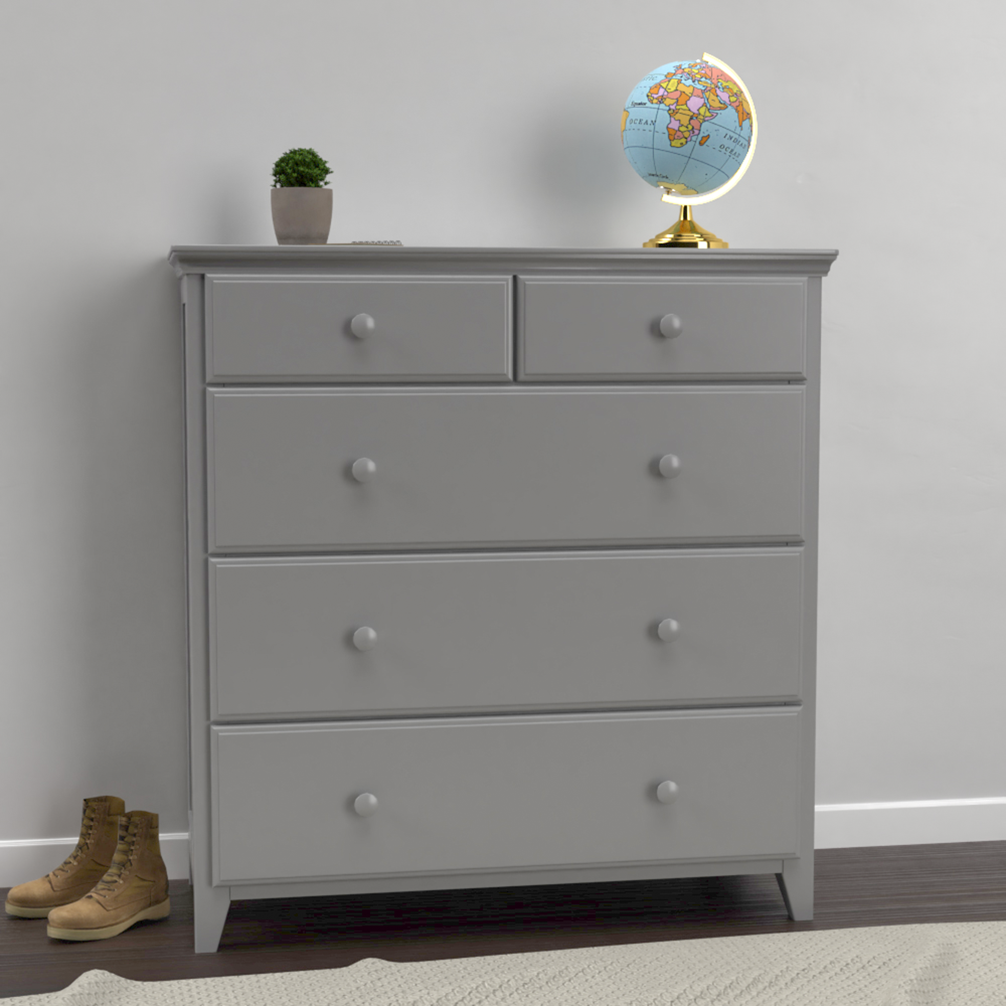 2 Over 3-Drawer Dresser - Tots to Teens Furniture